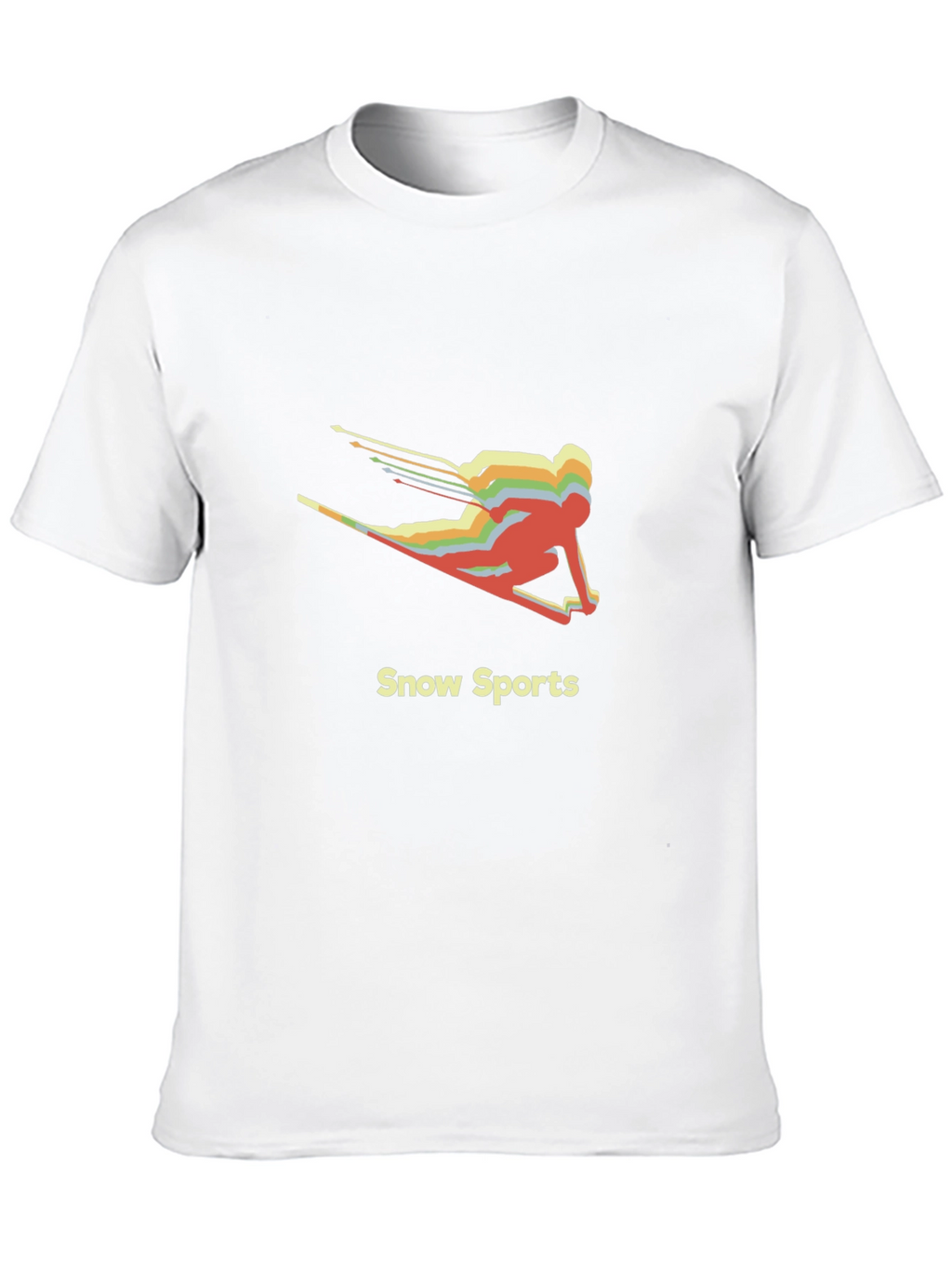 Retro Snow Sports T-Shirt - Cool Ski Design