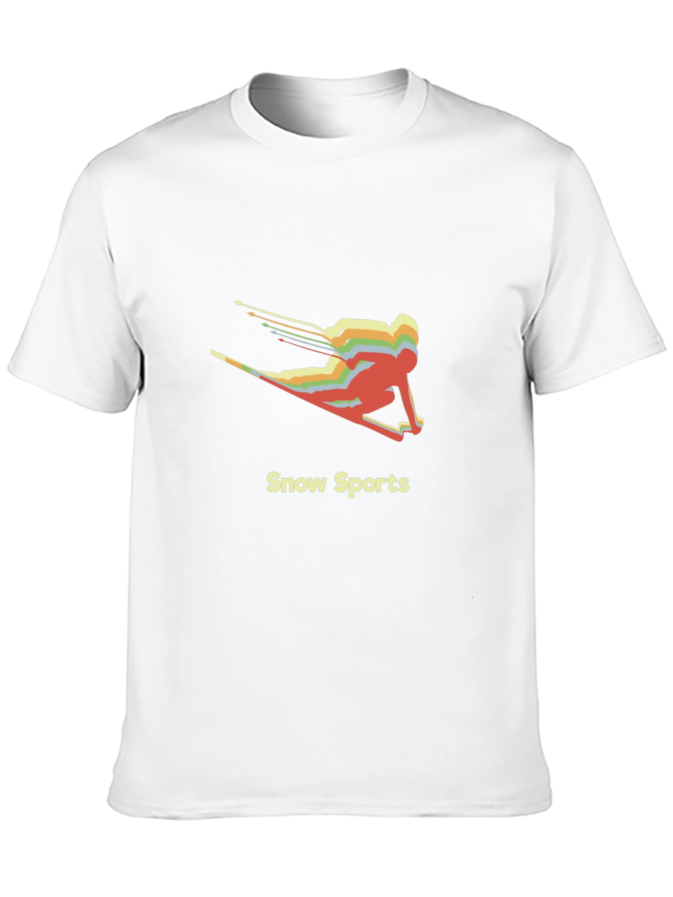 Retro Snow Sports T-Shirt - Cool Ski Design