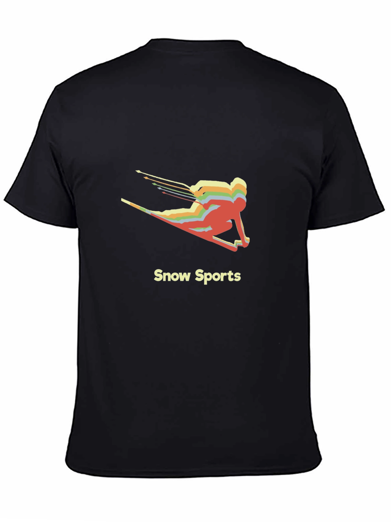 Retro Snow Sports T-Shirt - Cool Ski Design