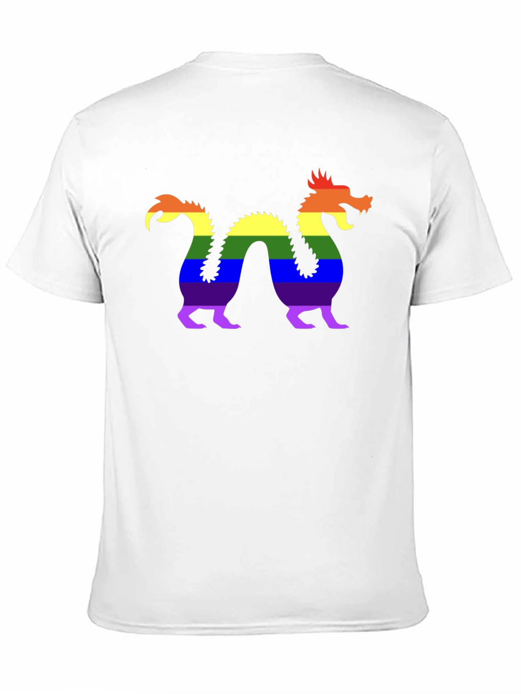 Pride Dragon Graphic Tee - Black