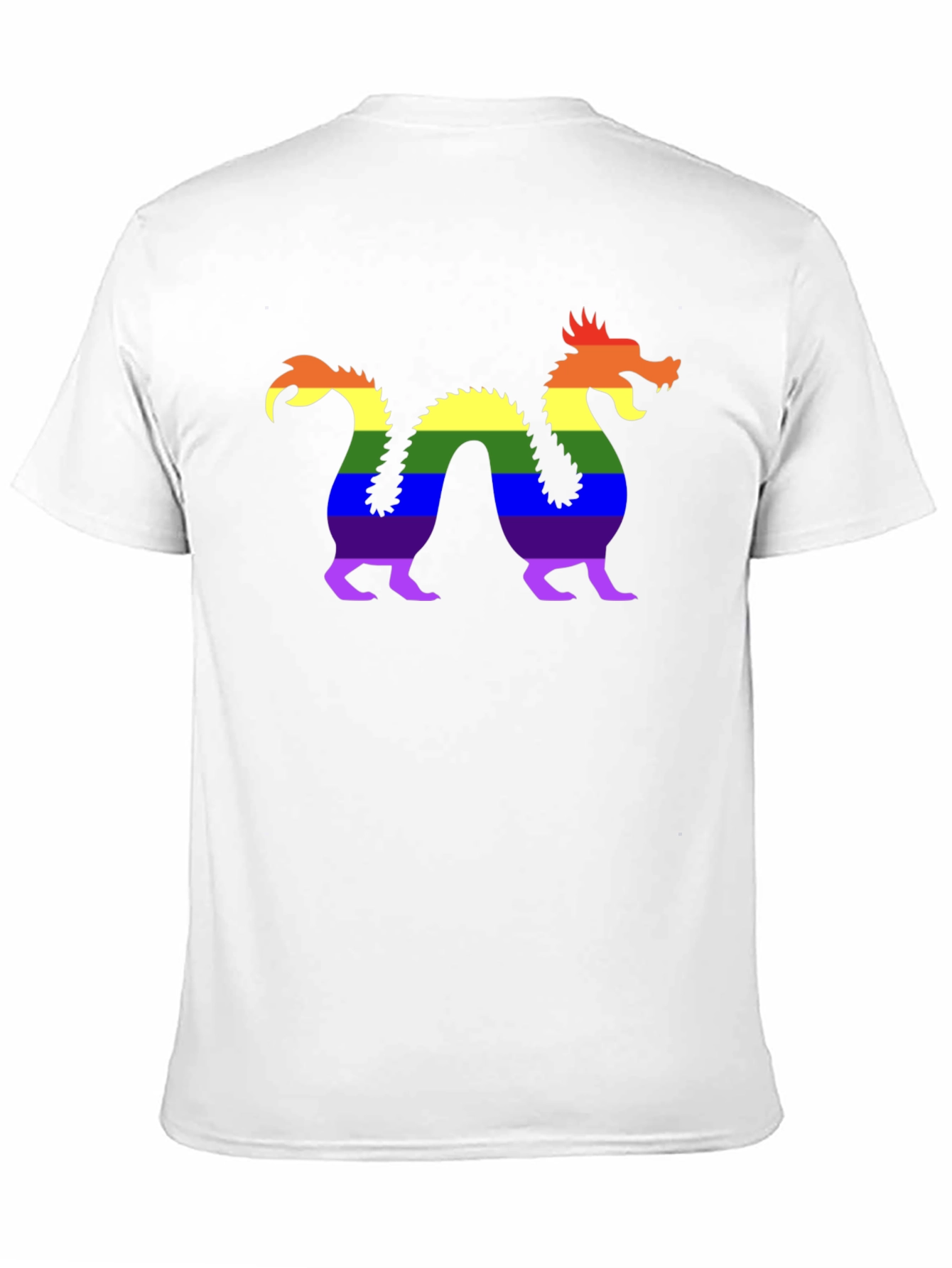 Pride Dragon Graphic Tee - Black