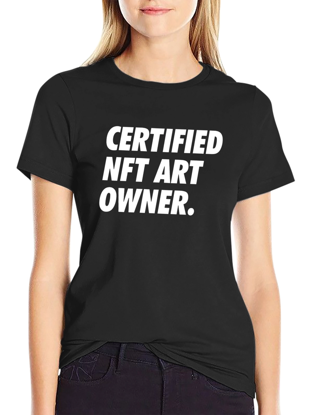 Certified NFT Art Owner Black T-Shirt