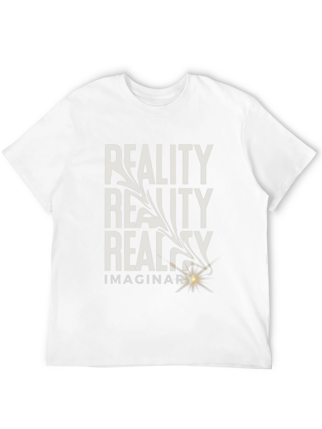 Reality Imaginary Graphic Tee - Mens Black T-Shirt