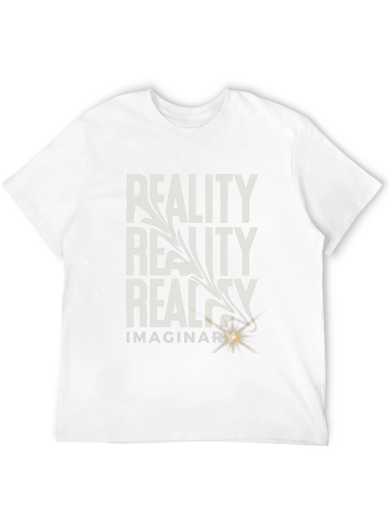 Reality Imaginary Graphic Tee - Mens Black T-Shirt