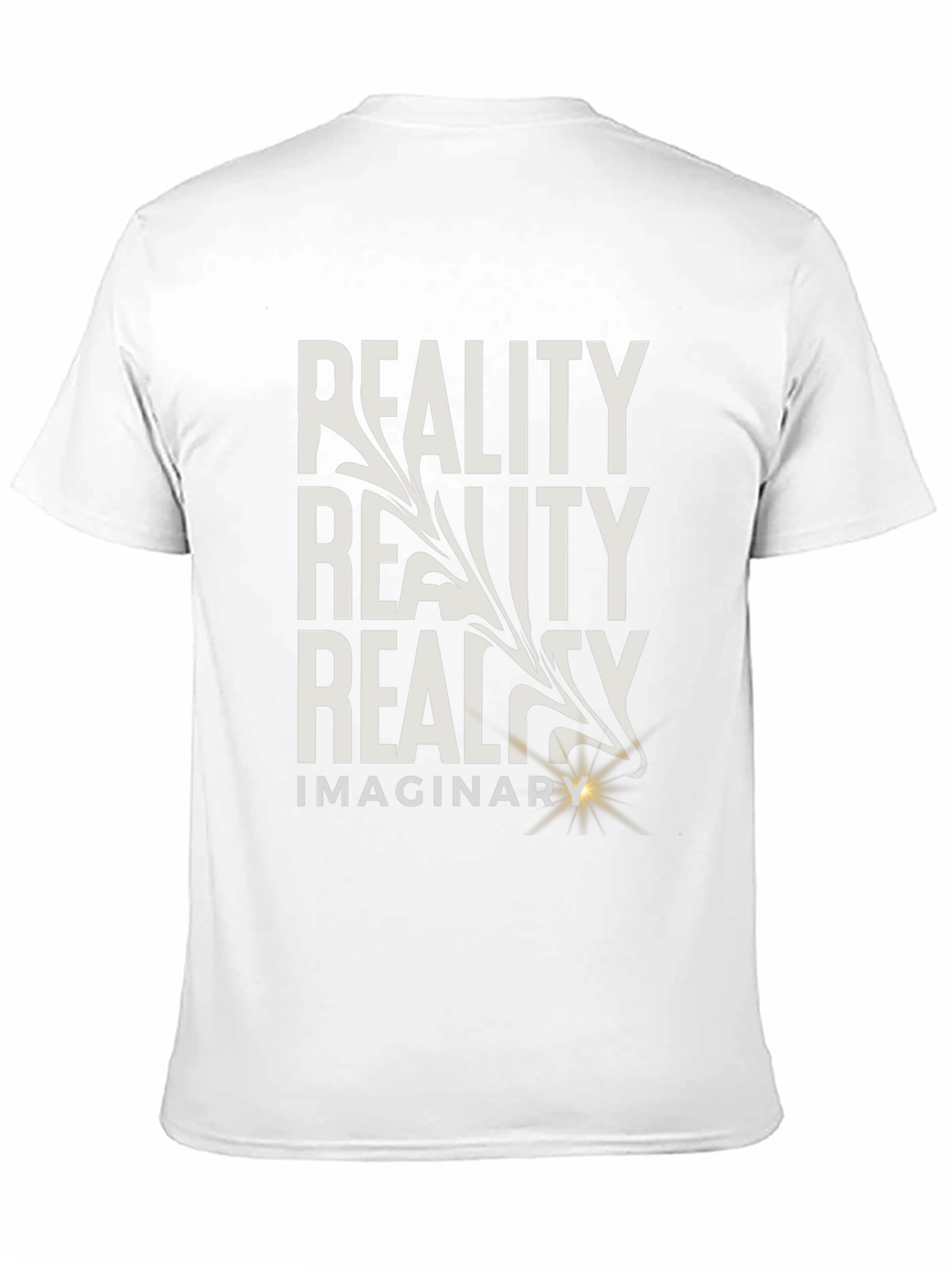 Reality Imaginary Graphic Tee - Mens Black T-Shirt
