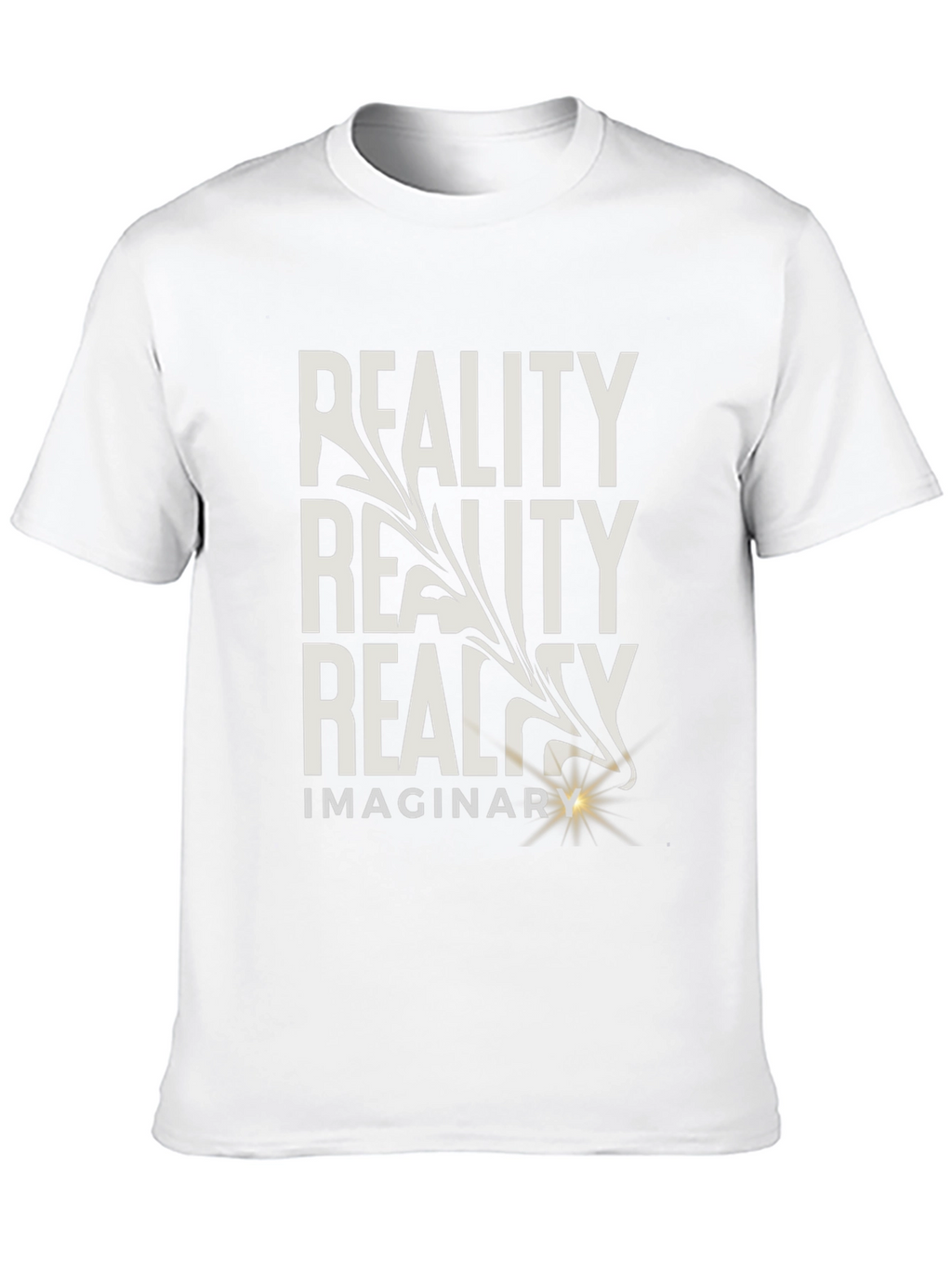 Reality Imaginary Graphic Tee - Mens Black T-Shirt