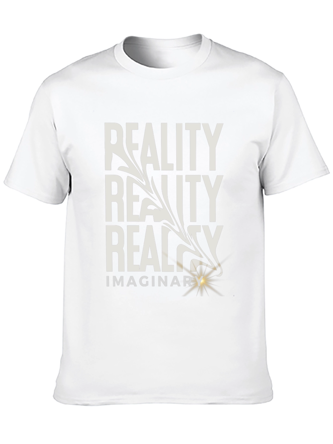 Reality Imaginary Graphic Tee - Mens Black T-Shirt