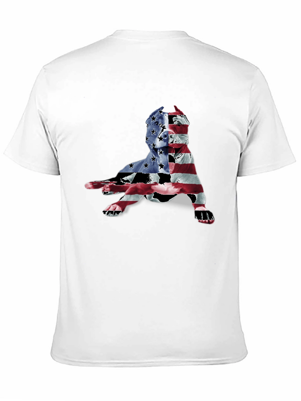 Patriotic Pitbull Graphic Tee