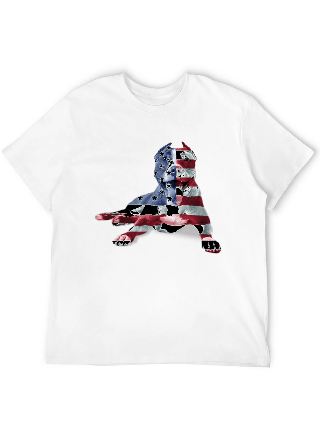 Patriotic Pitbull Graphic Tee