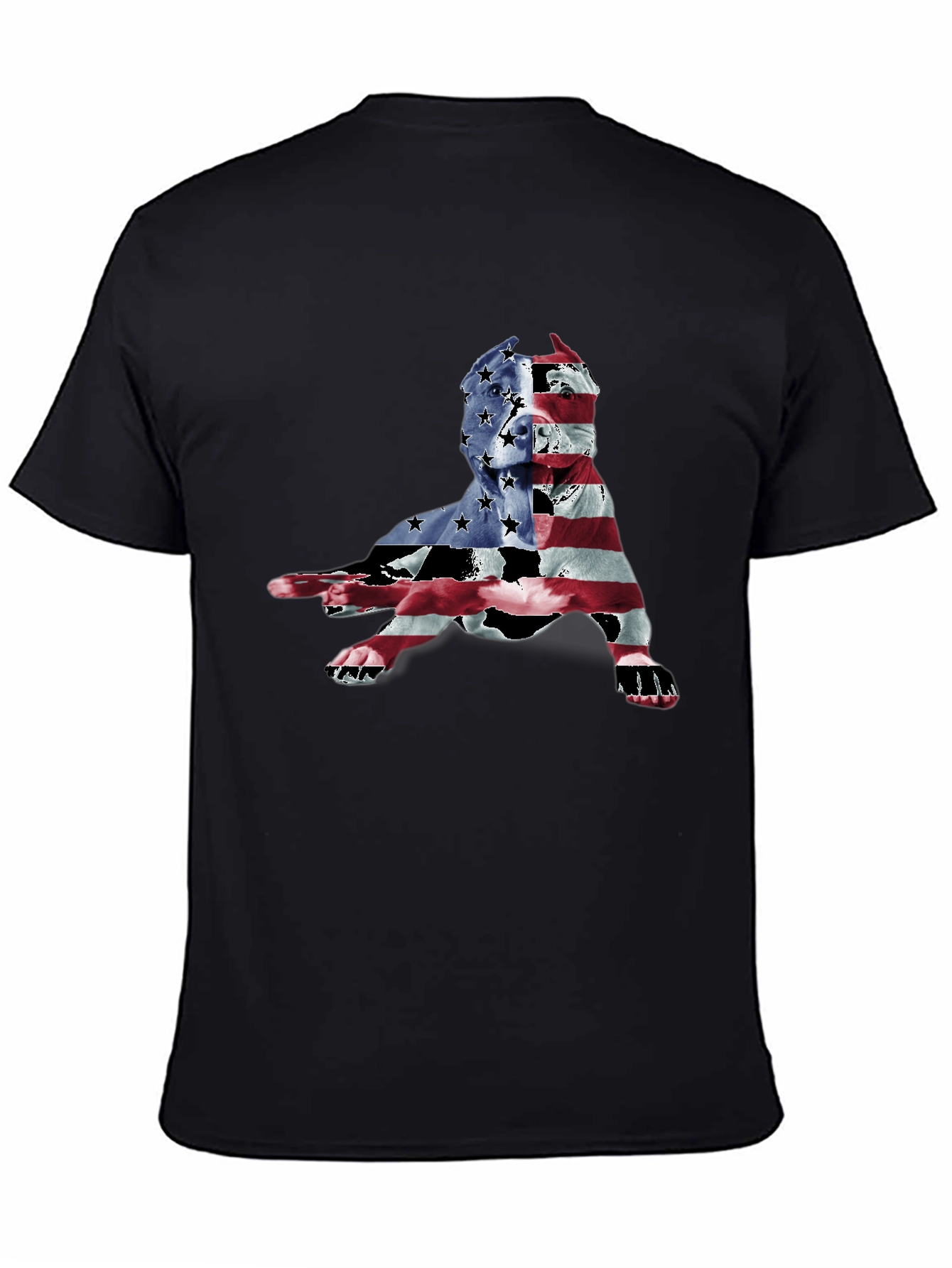 Patriotic Pitbull Graphic Tee