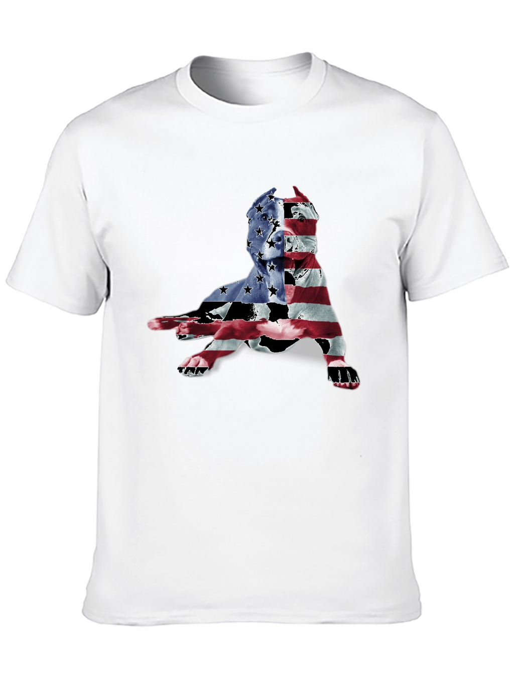 Patriotic Pitbull Graphic Tee