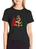 Merry Christmas Trees Graphic Tee