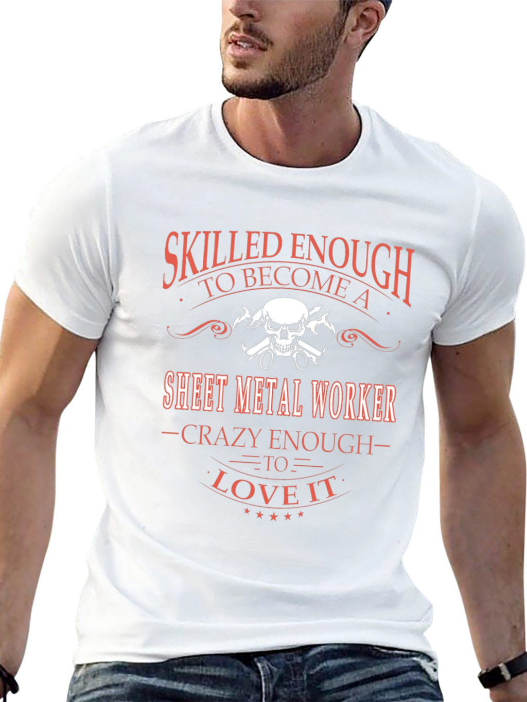 Skilled Sheet Metal Worker Graphic T-Shirt