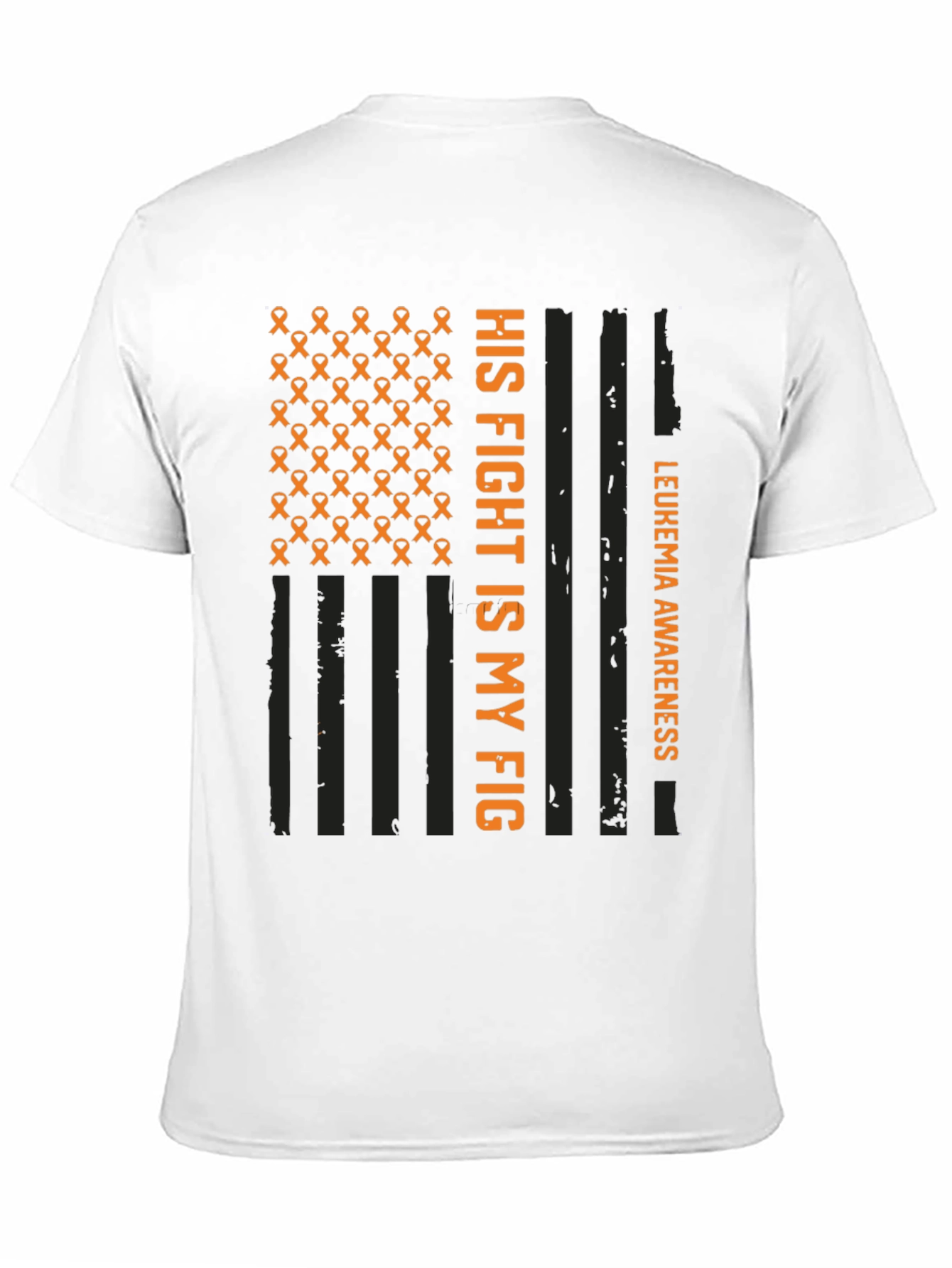Leukemia Awareness T-Shirt - His Fight Is My Fight