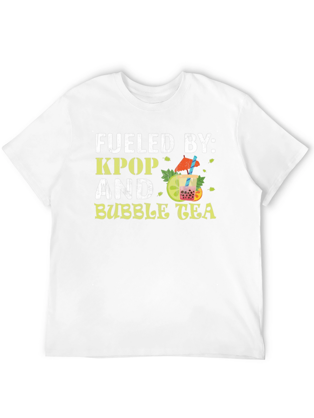 Fueled by KPOP and Bubble Tea T-Shirt