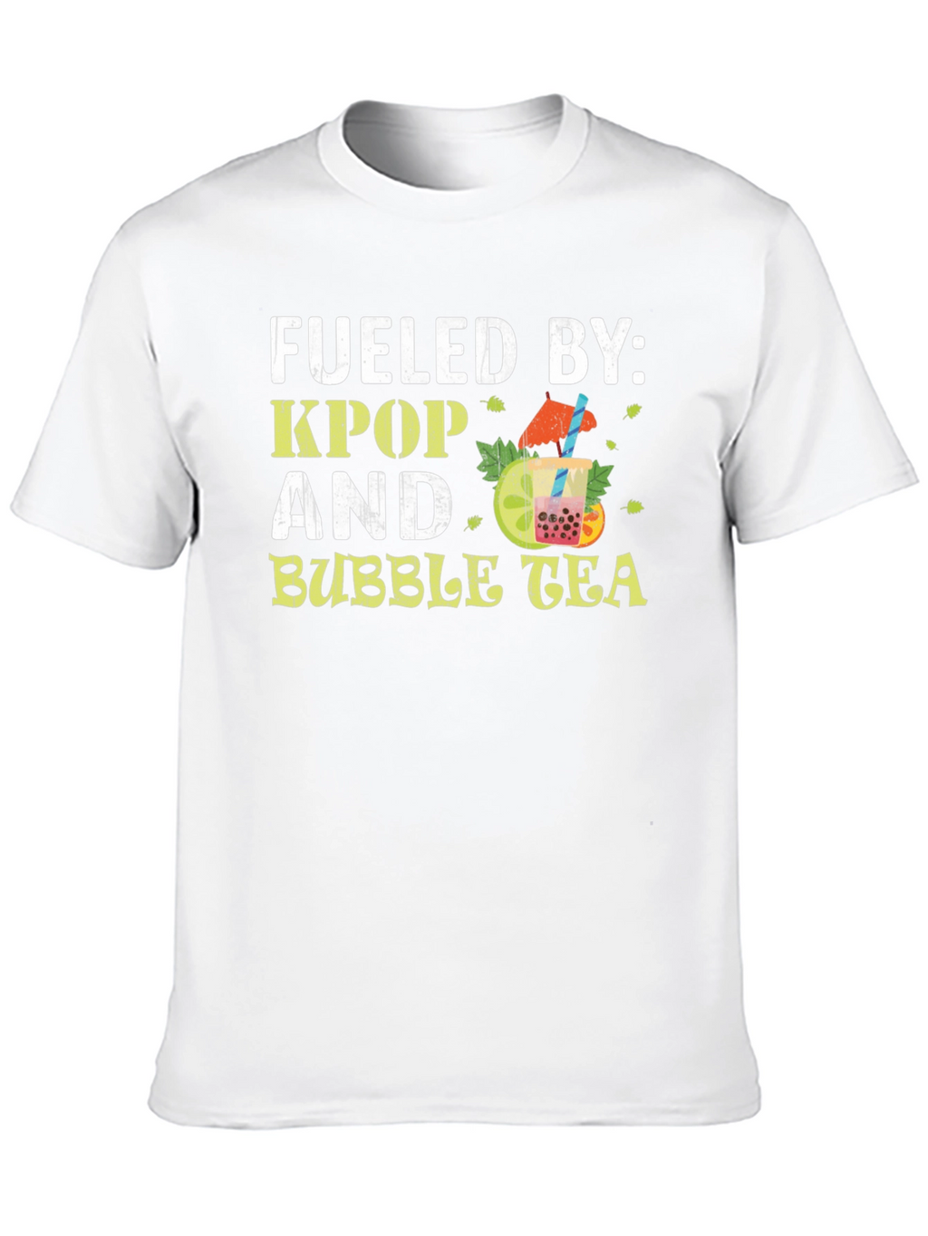 Fueled by KPOP and Bubble Tea T-Shirt