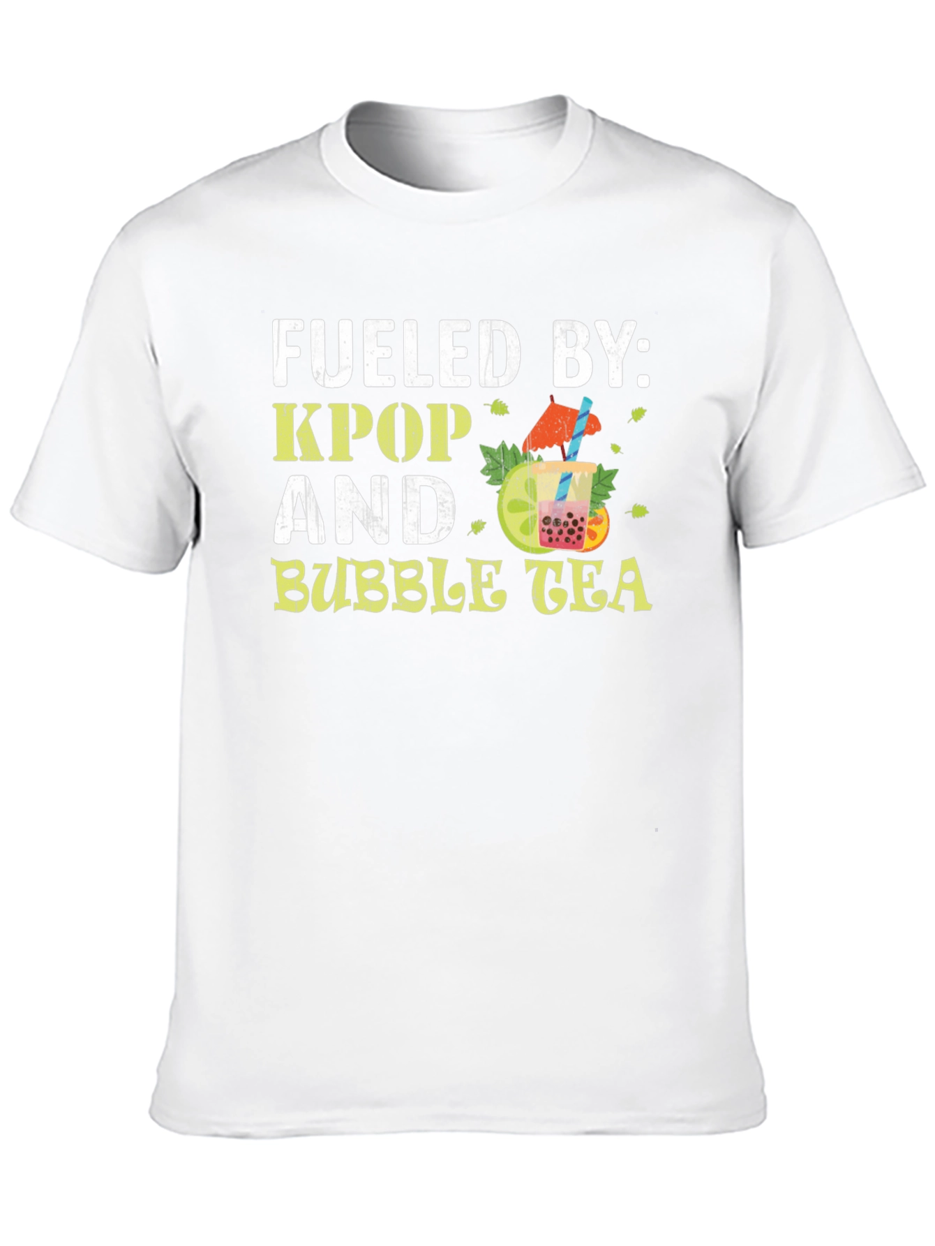 Fueled by KPOP and Bubble Tea T-Shirt