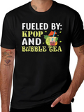 Fueled by KPOP and Bubble Tea T-Shirt