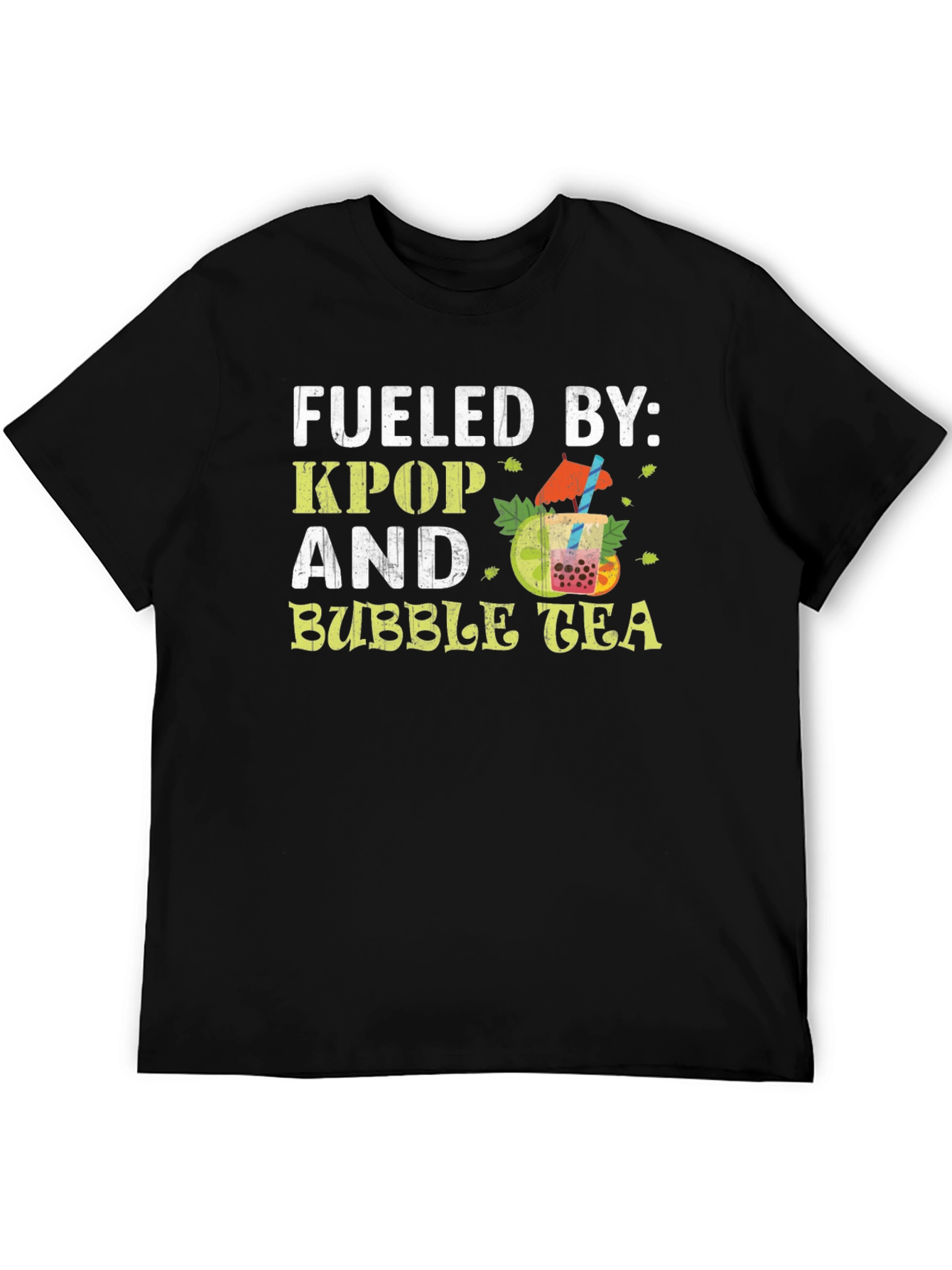 Fueled by KPOP and Bubble Tea T-Shirt