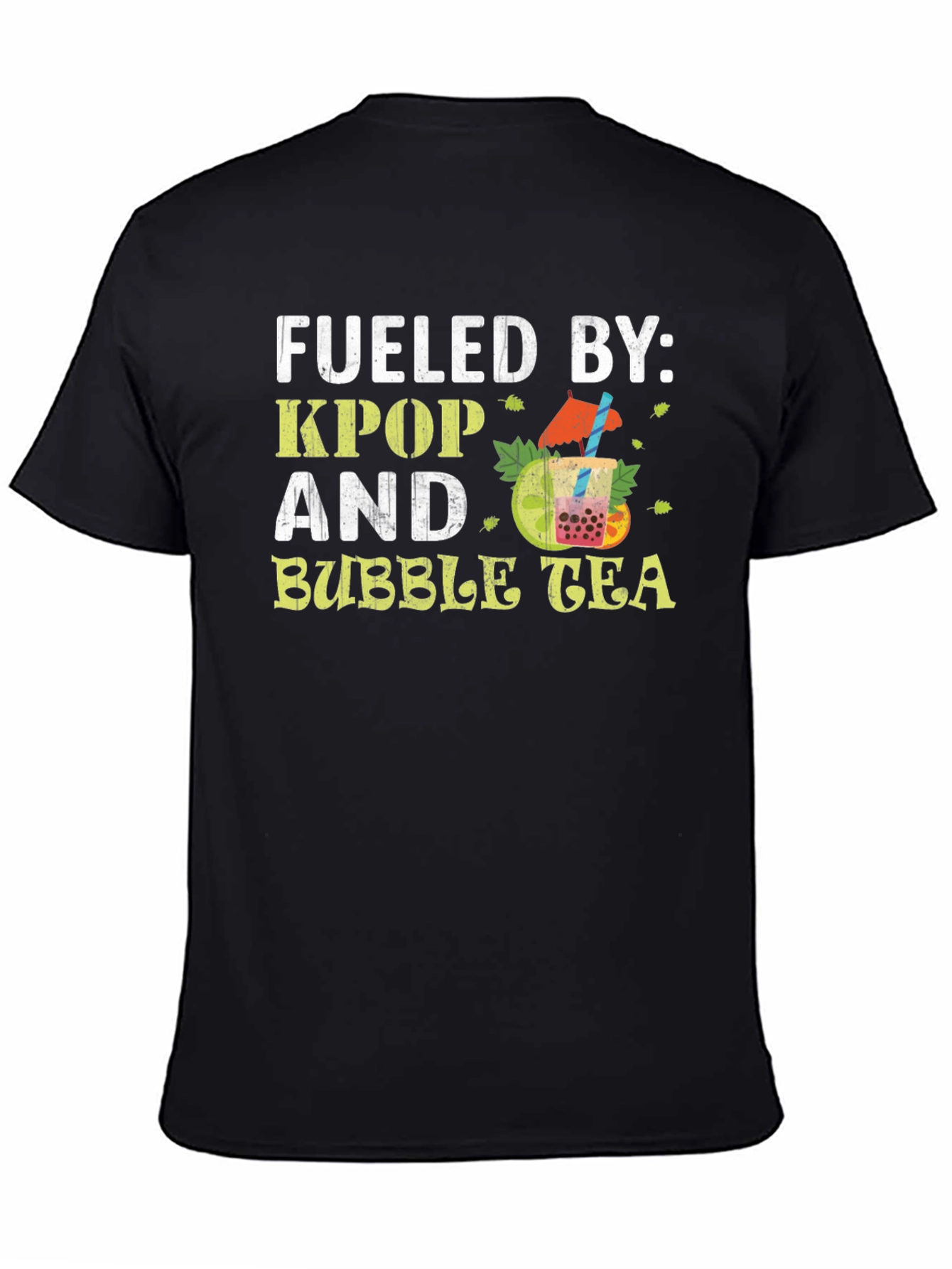 Fueled by KPOP and Bubble Tea T-Shirt