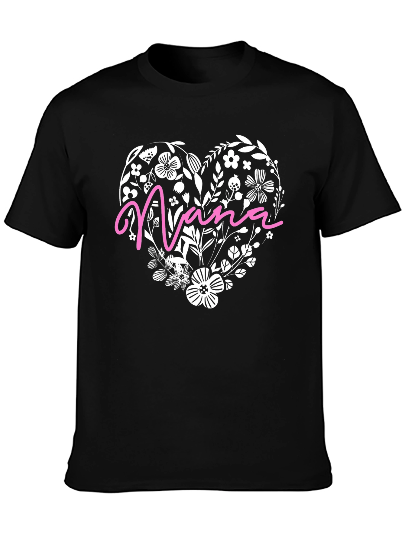 Nana Floral Heart T-Shirt