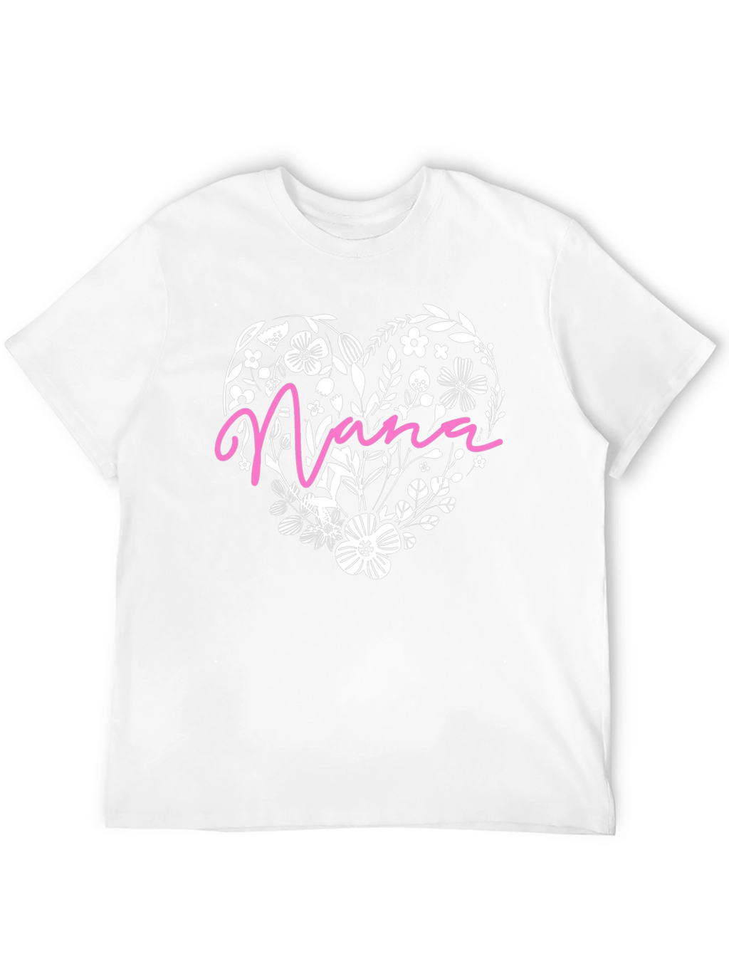 Nana Floral Heart T-Shirt