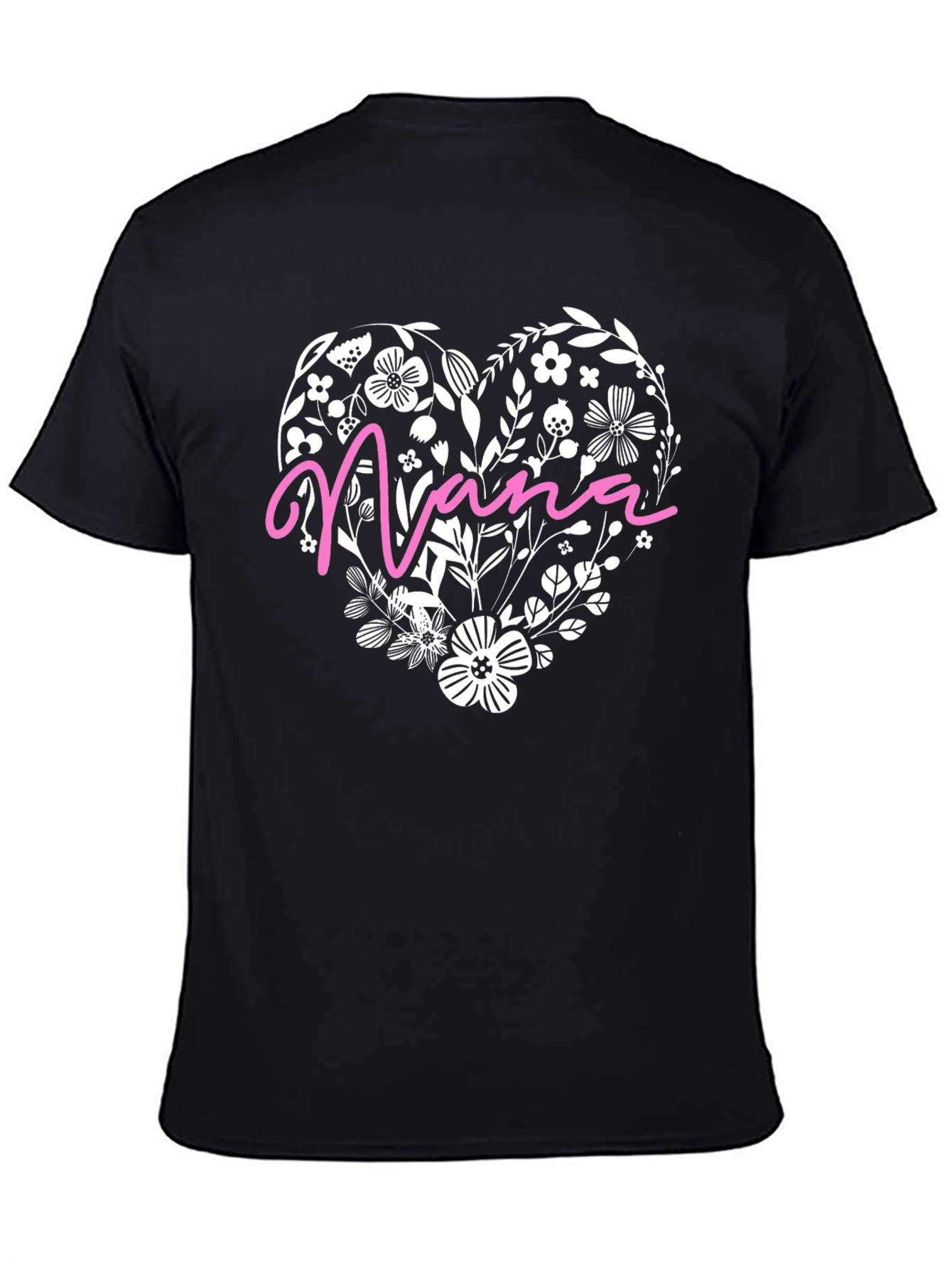 Nana Floral Heart T-Shirt