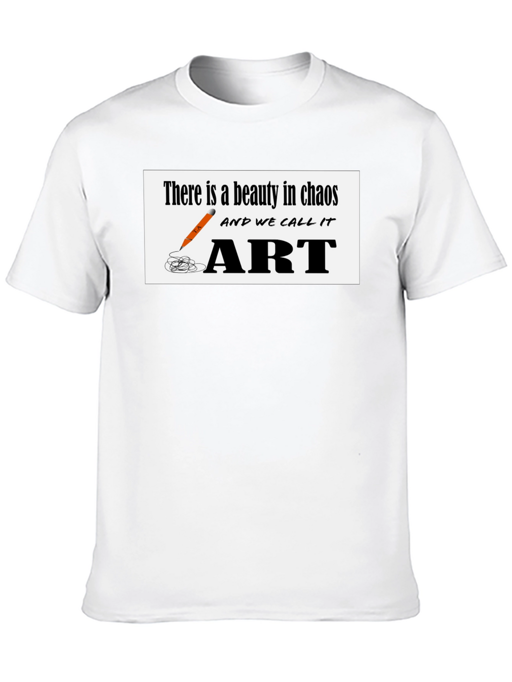 Chaos to Art Graphic T-Shirt - Beauty in Creation