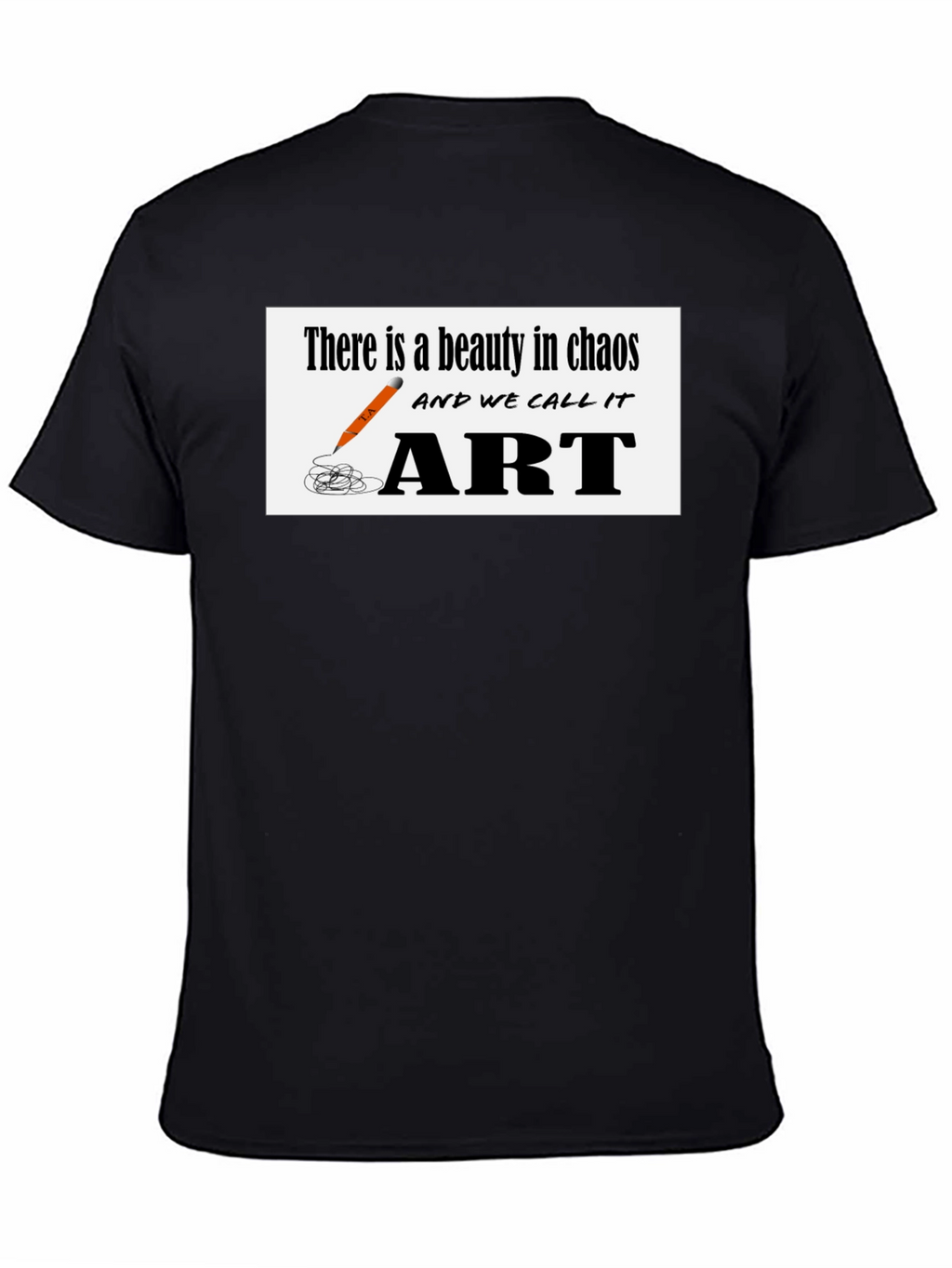 Chaos to Art Graphic T-Shirt - Beauty in Creation