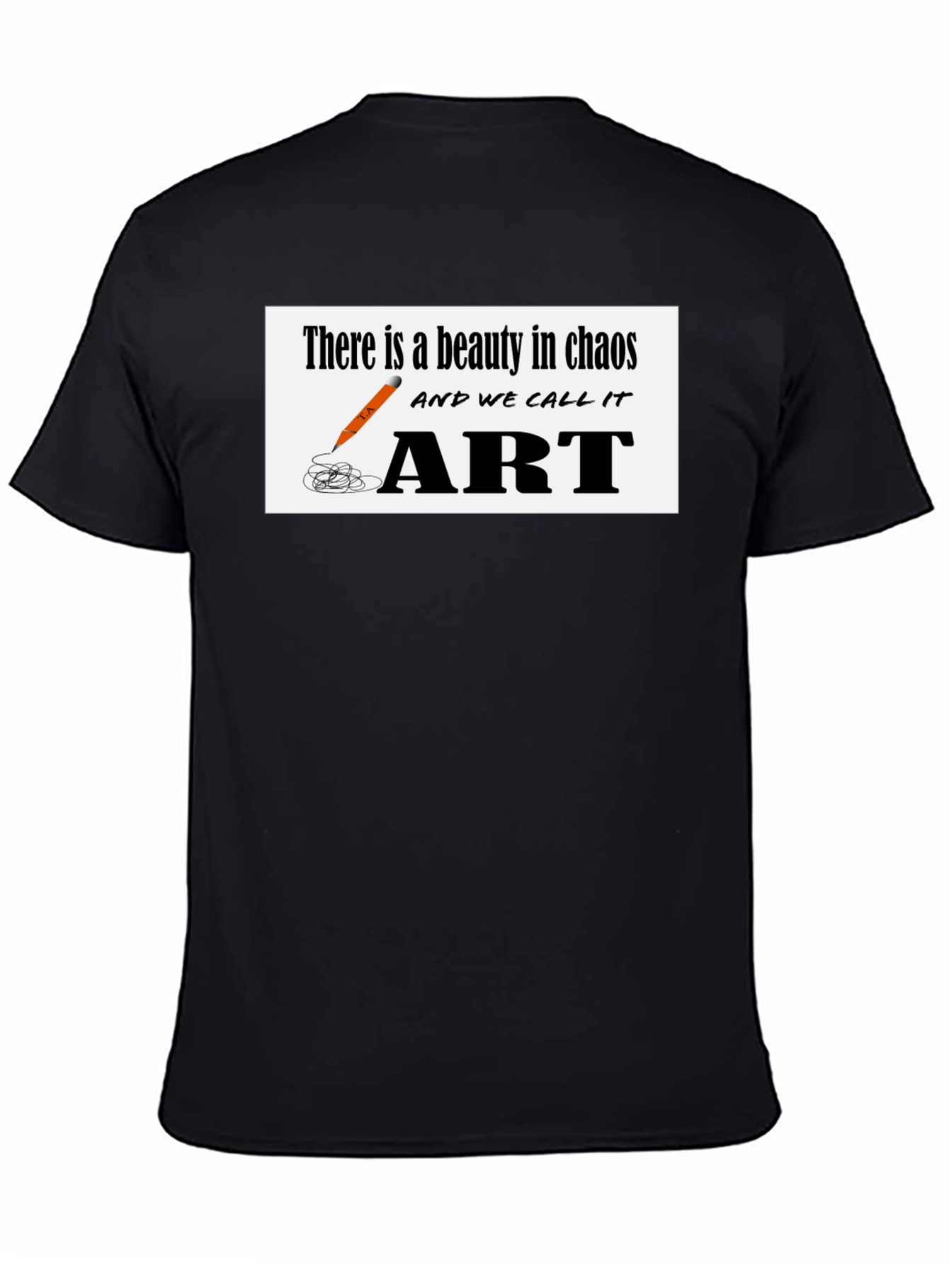 Chaos to Art Graphic T-Shirt - Beauty in Creation