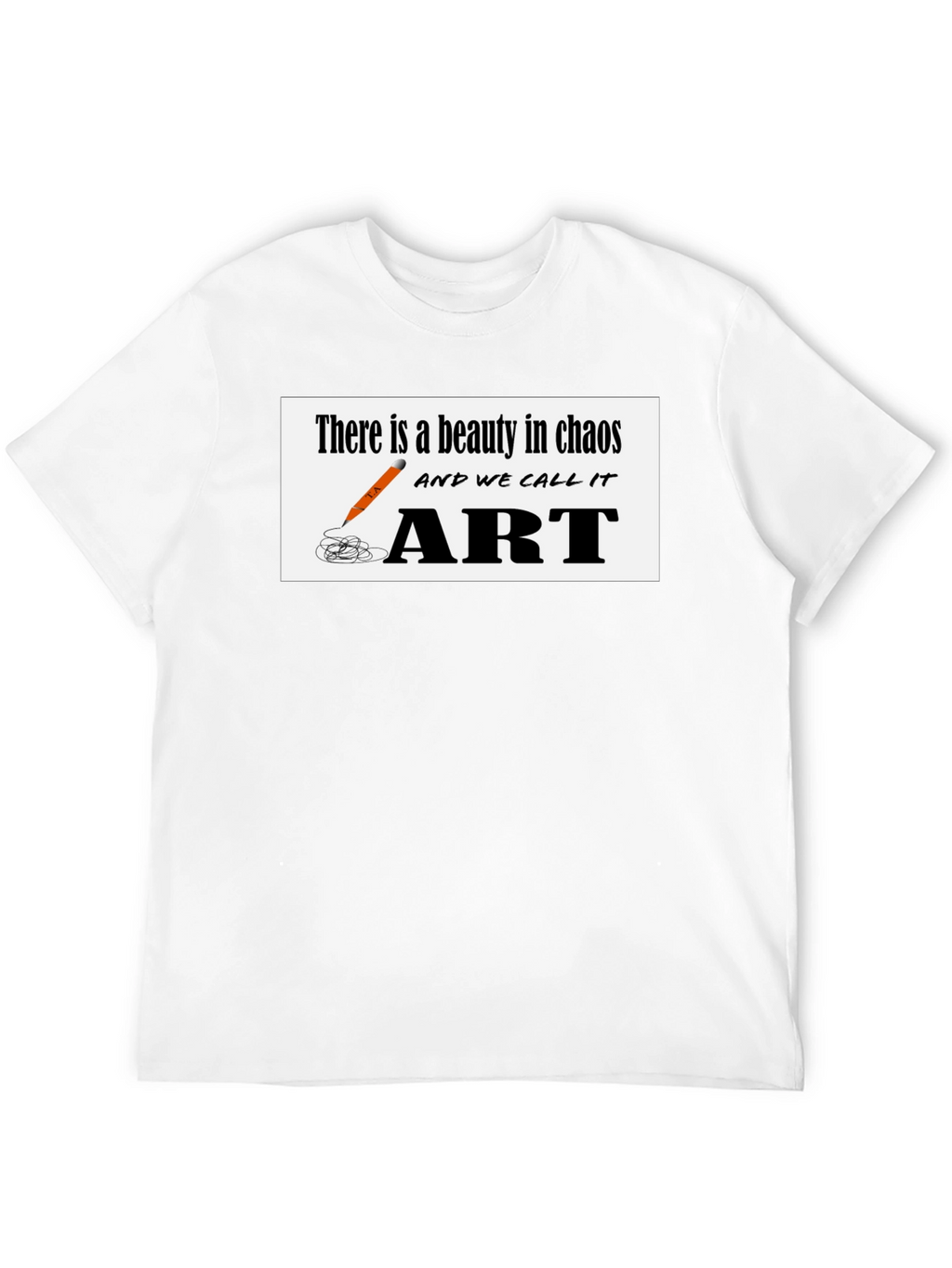 Chaos to Art Graphic T-Shirt - Beauty in Creation
