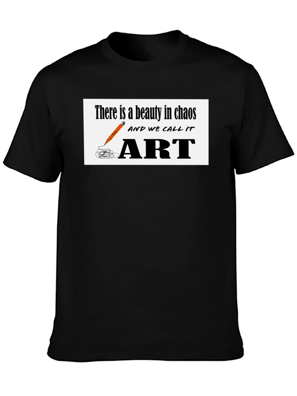 Chaos to Art Graphic T-Shirt - Beauty in Creation