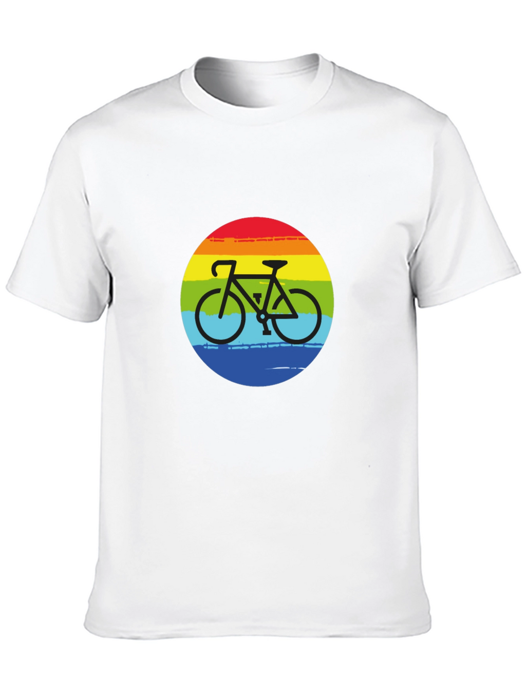 Rainbow Bike Graphic Tee