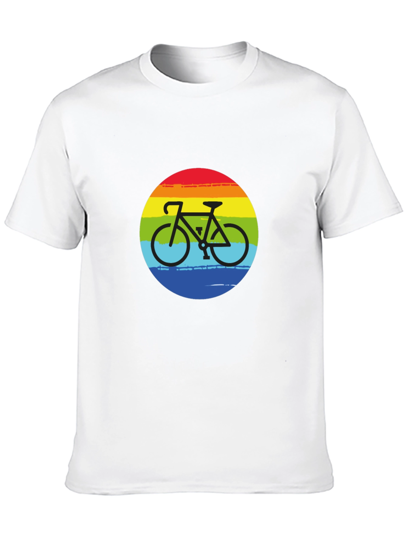 Rainbow Bike Graphic Tee