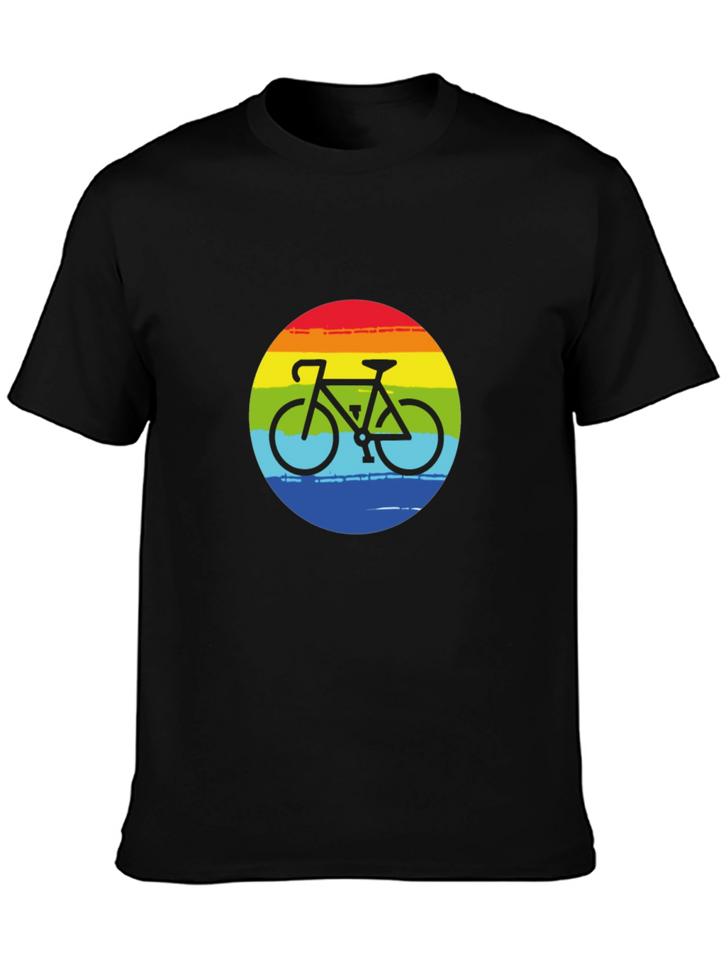 Rainbow Bike Graphic Tee