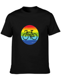 Rainbow Bike Graphic Tee