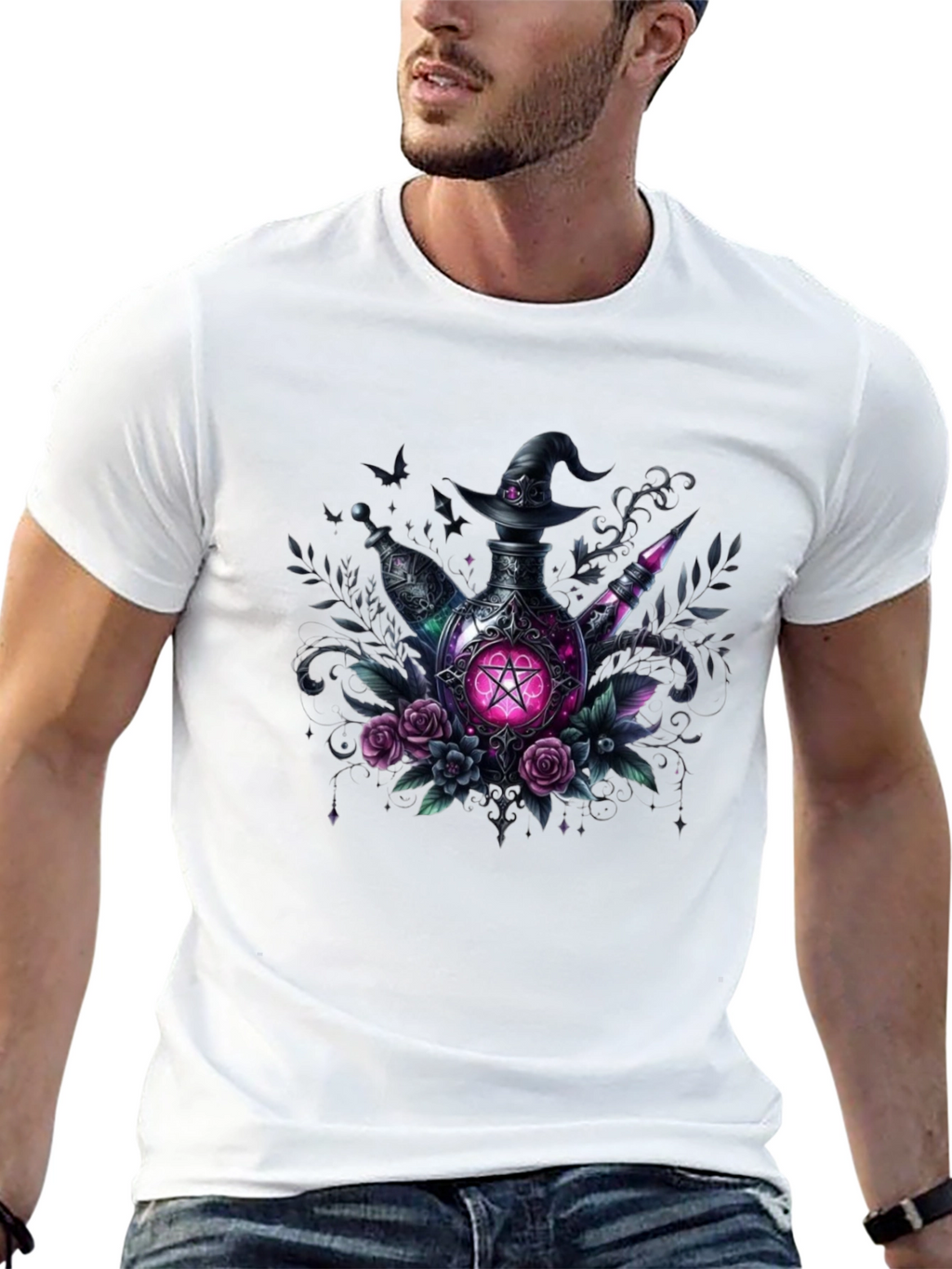 Witchcraft Potion T-Shirt - Gothic Fantasy