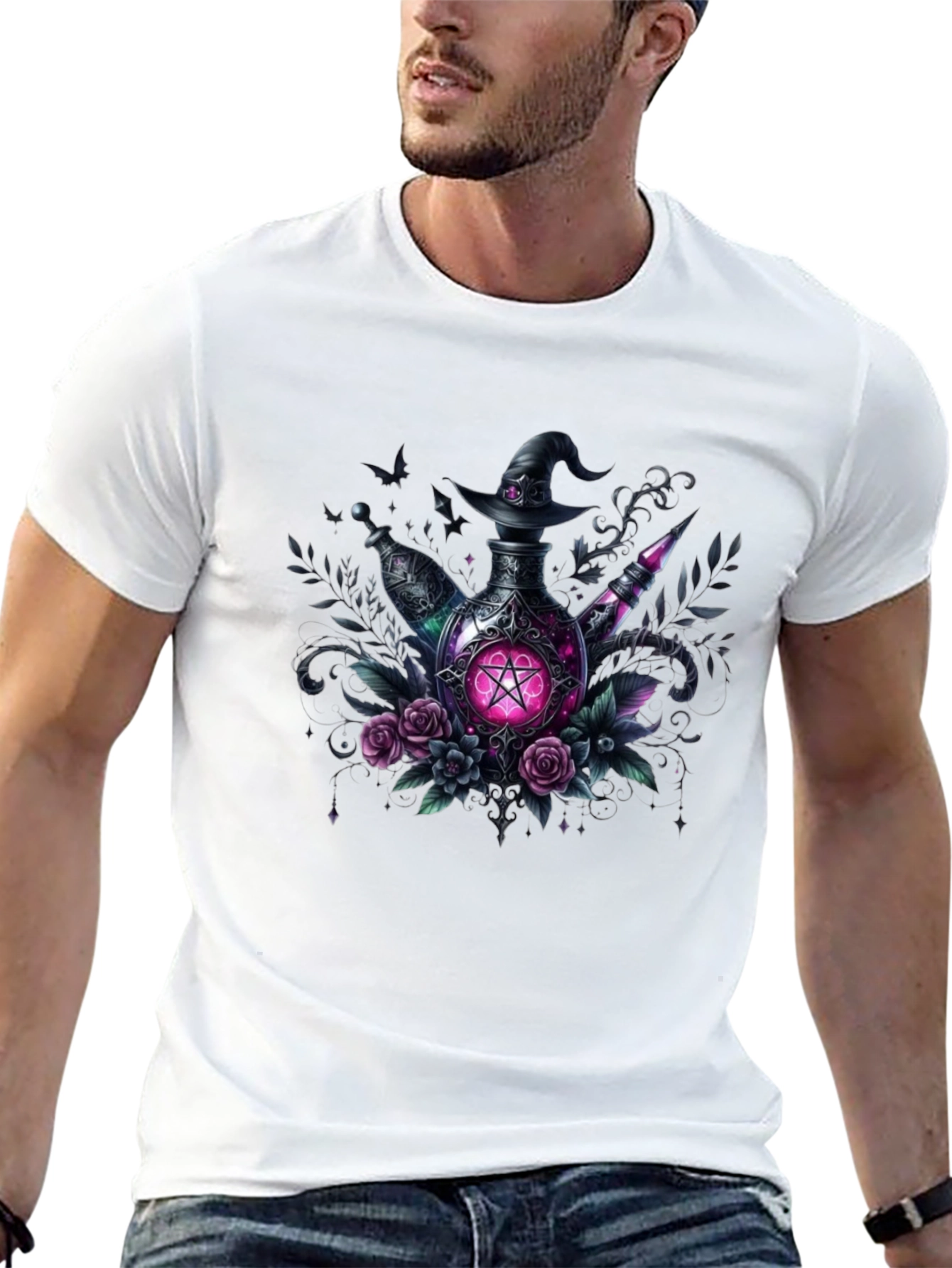 Witchcraft Potion T-Shirt - Gothic Fantasy
