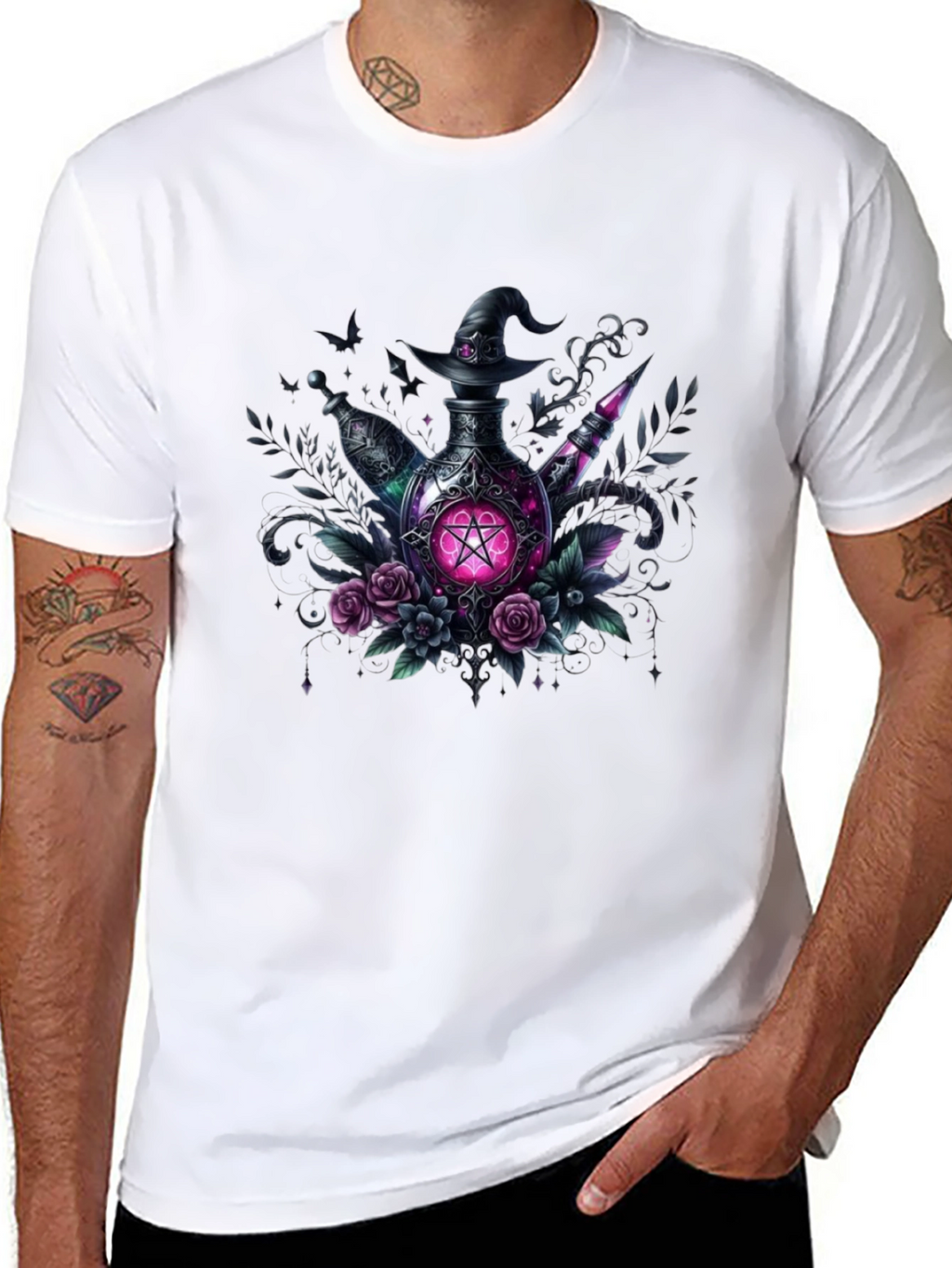 Witchcraft Potion T-Shirt - Gothic Fantasy