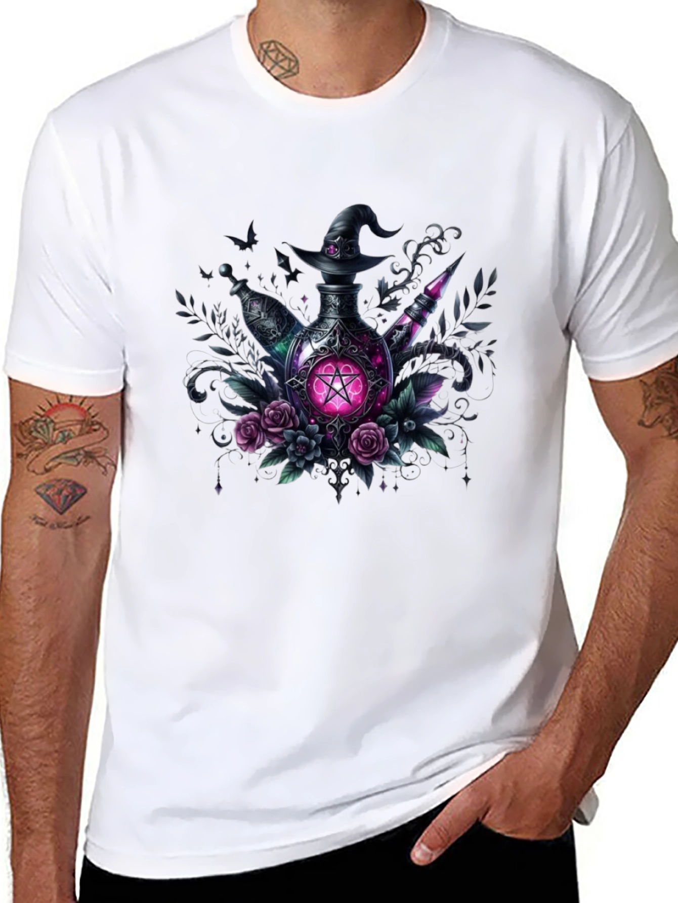 Witchcraft Potion T-Shirt - Gothic Fantasy