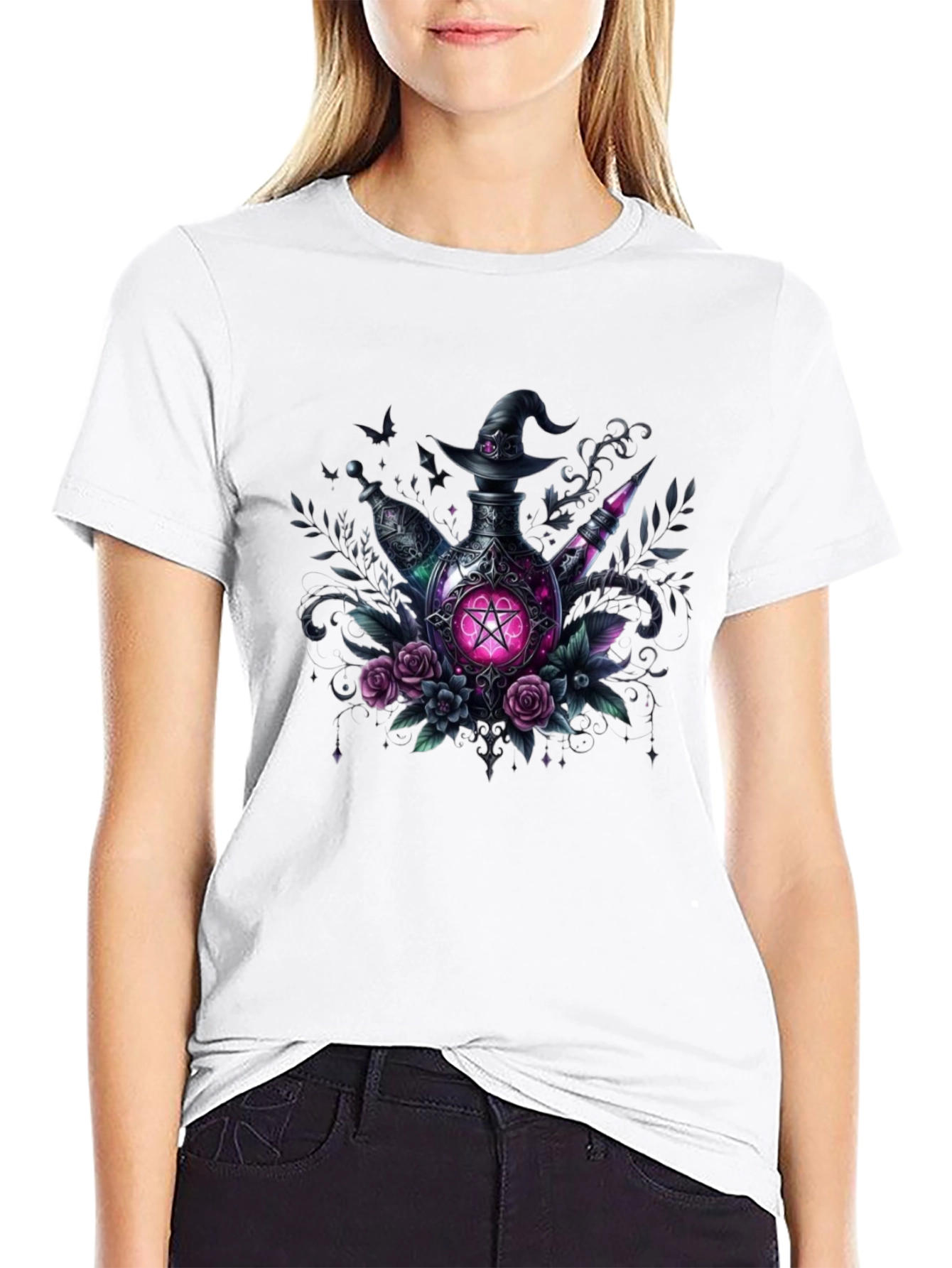 Witchcraft Potion T-Shirt - Gothic Fantasy