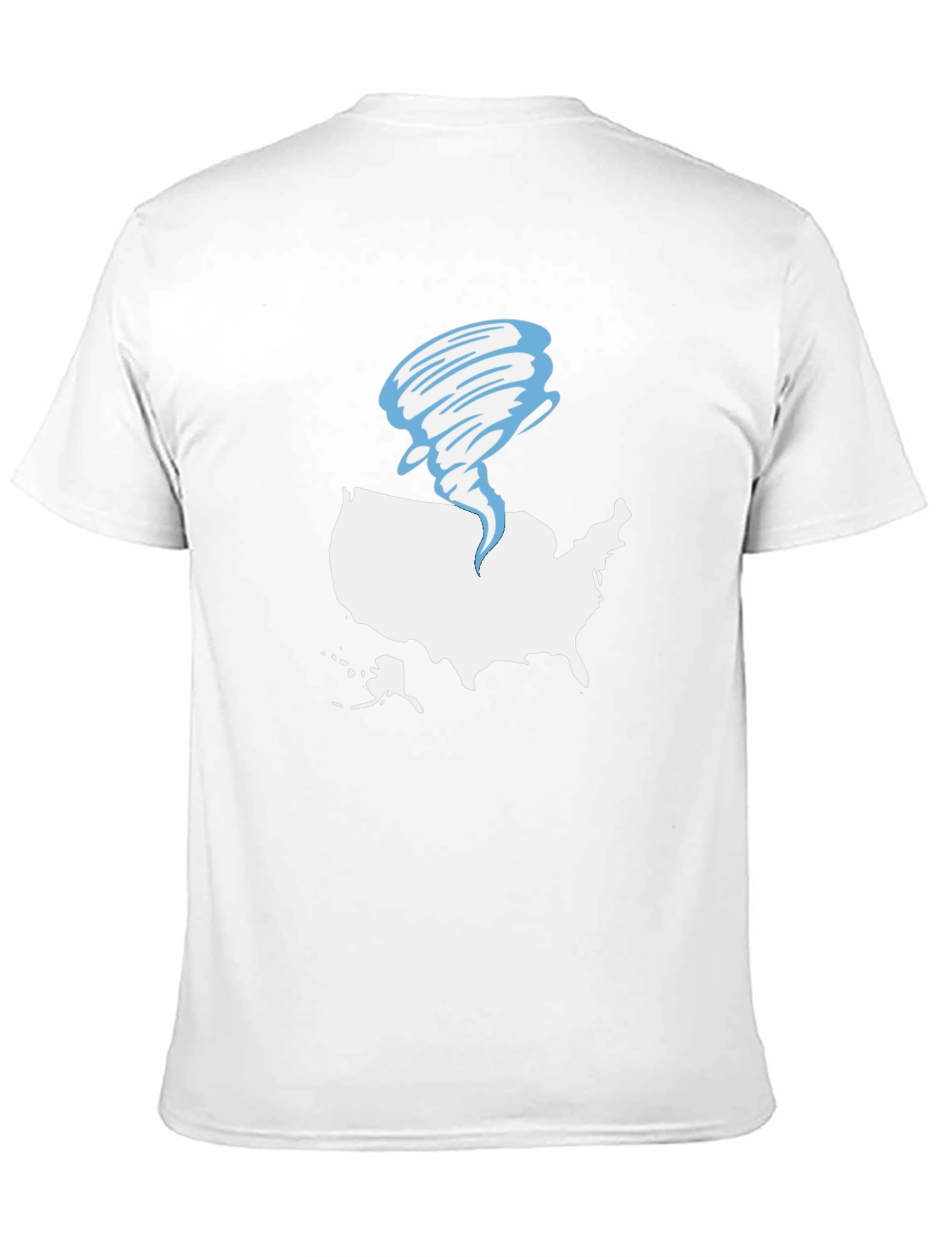 USA Tornado Graphic T-Shirt - Weather Novelty Tee