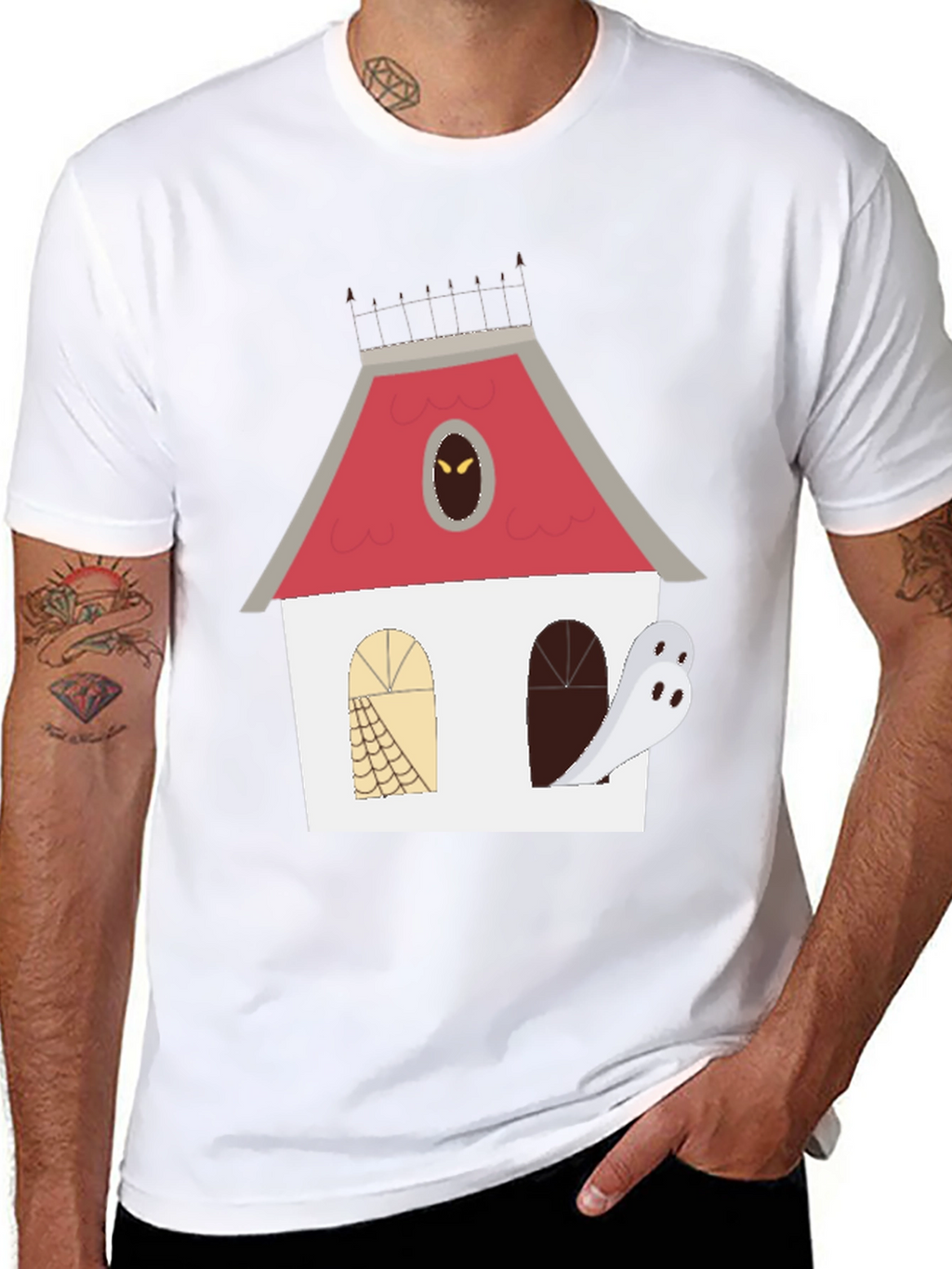 Halloween Ghost House T-Shirt