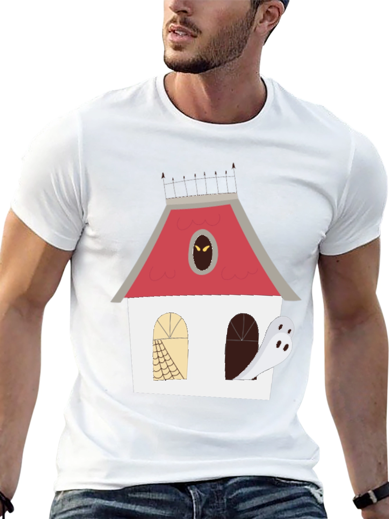 Halloween Ghost House T-Shirt