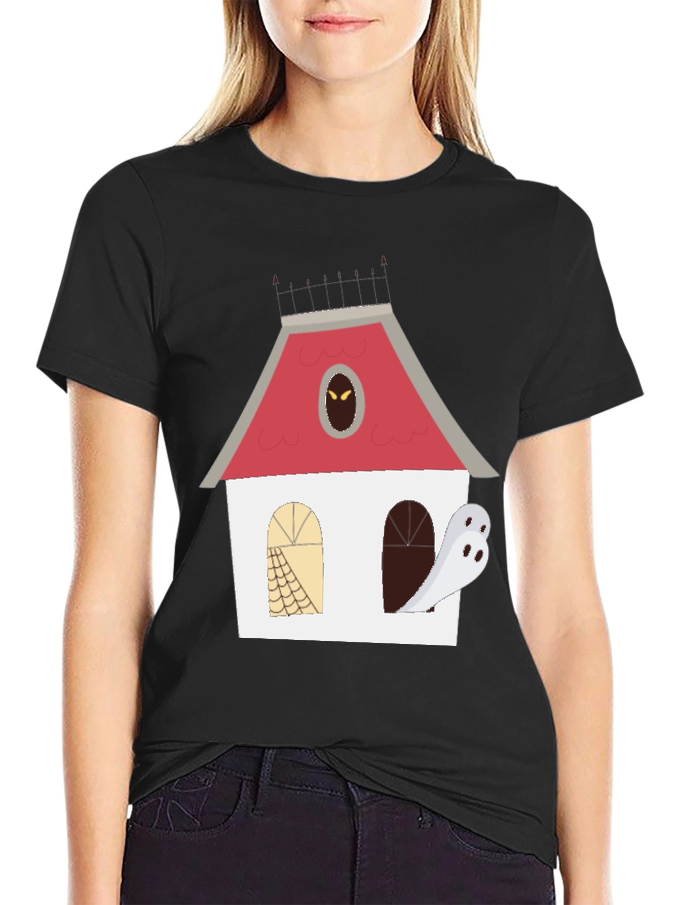 Halloween Ghost House T-Shirt