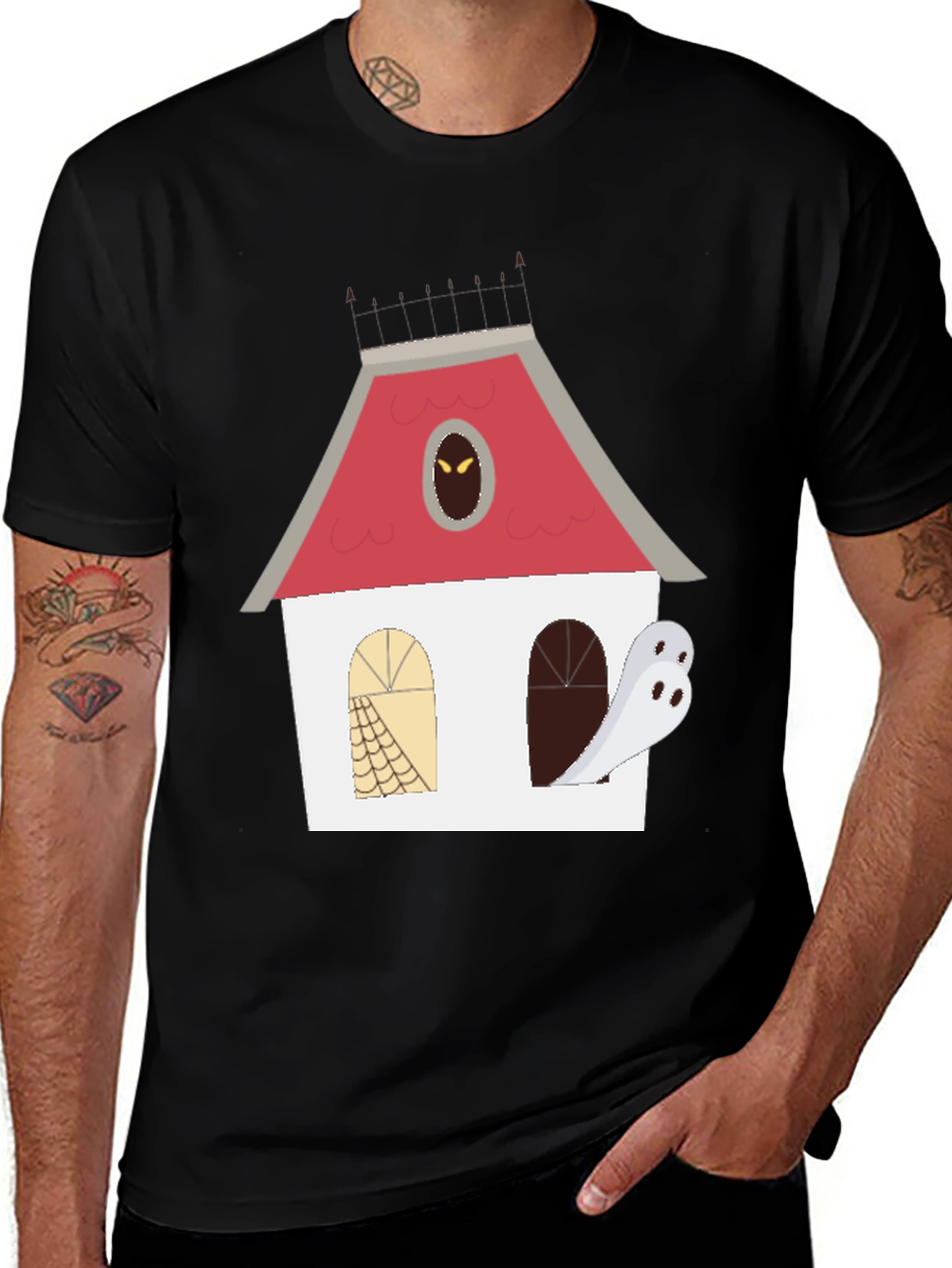 Halloween Ghost House T-Shirt