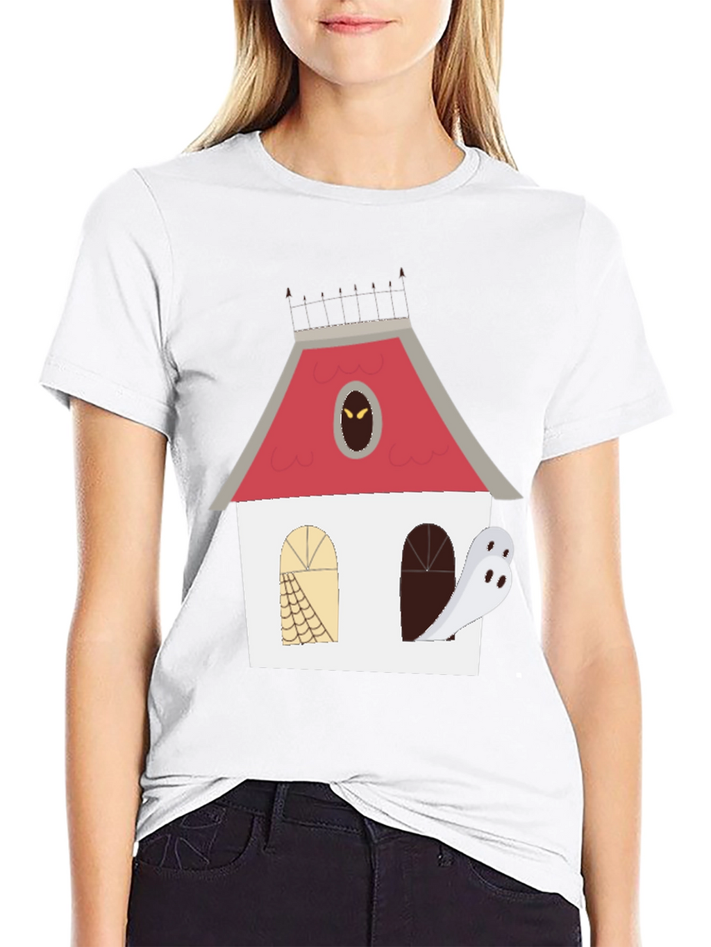 Halloween Ghost House T-Shirt