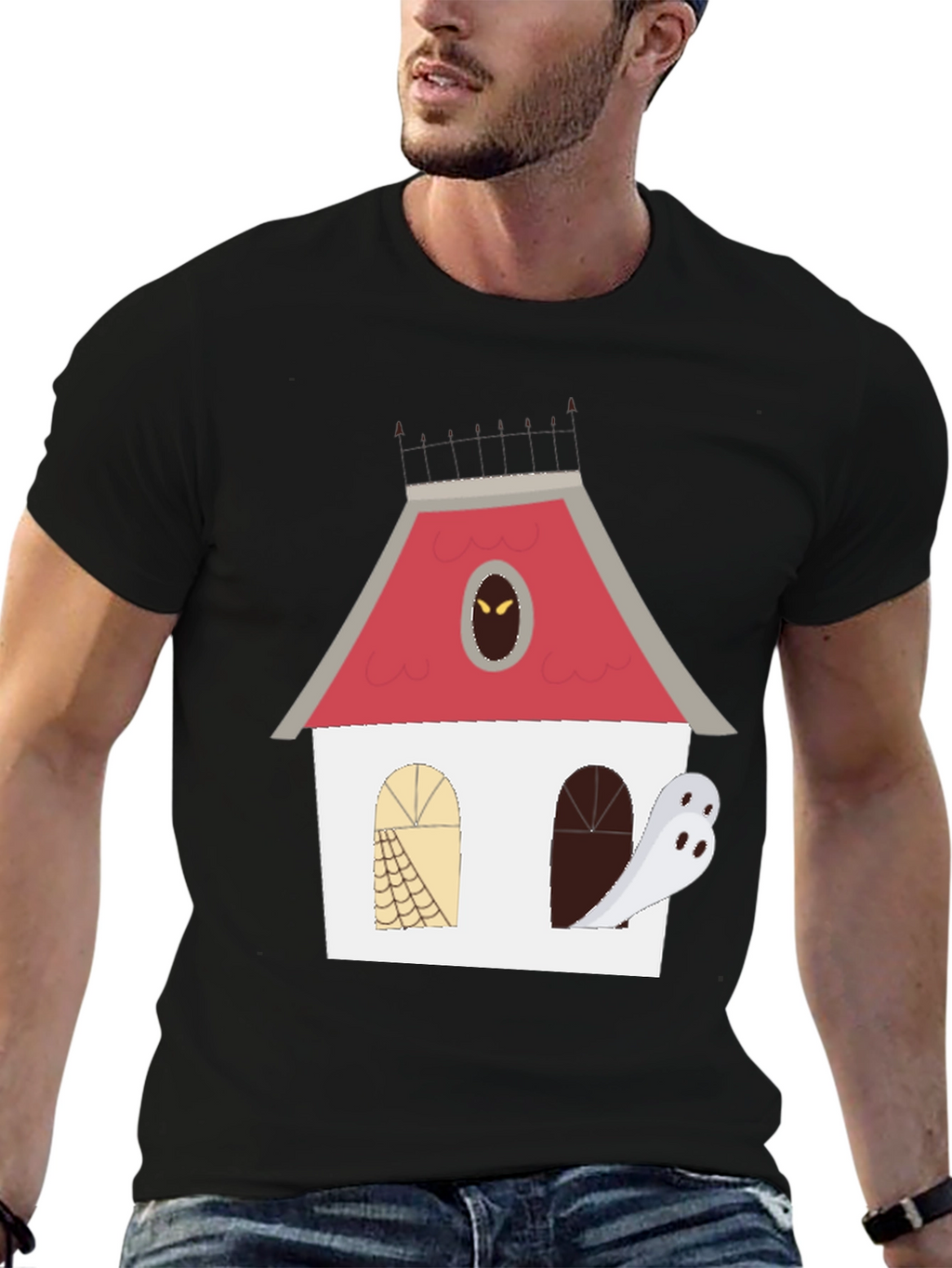 Halloween Ghost House T-Shirt