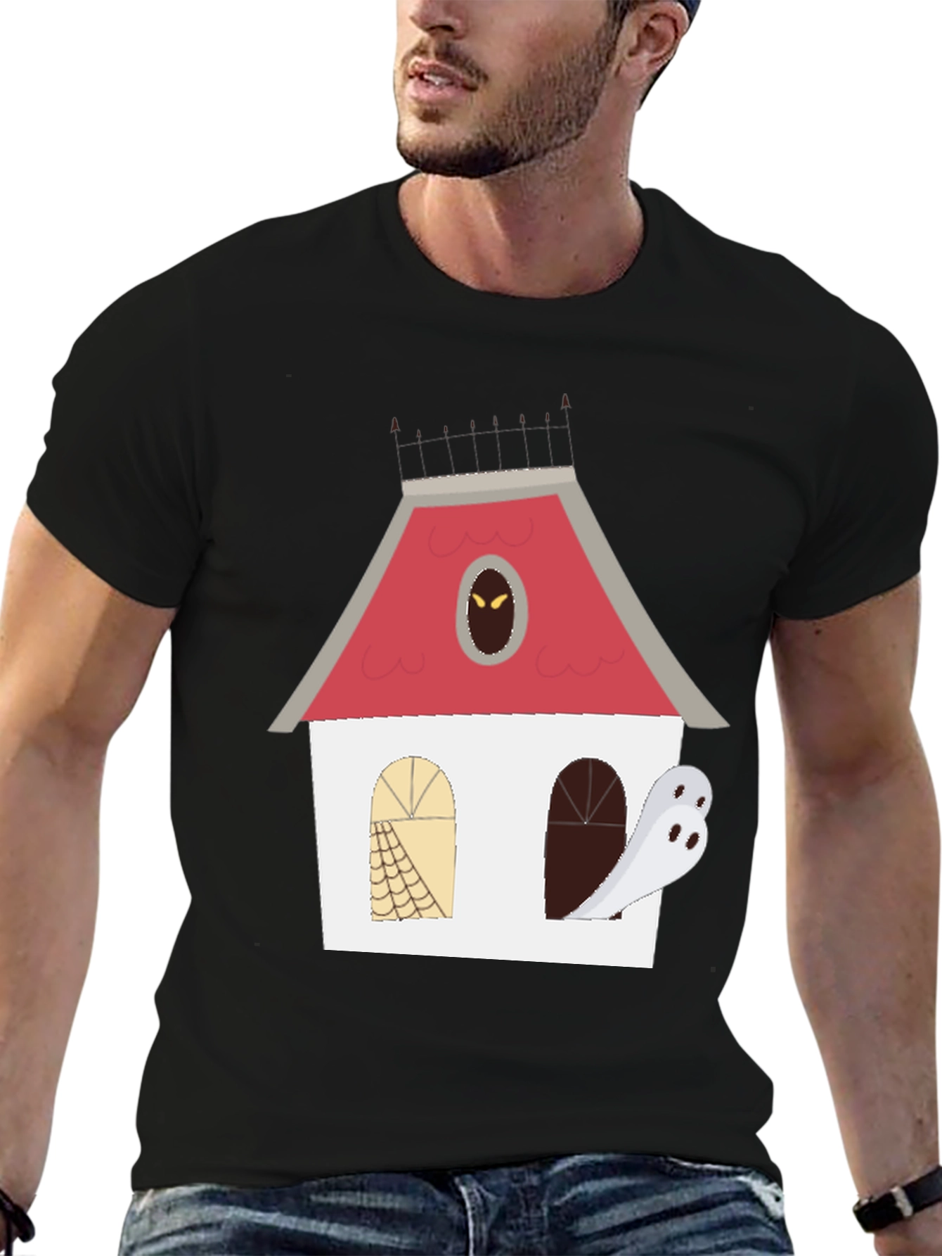 Halloween Ghost House T-Shirt