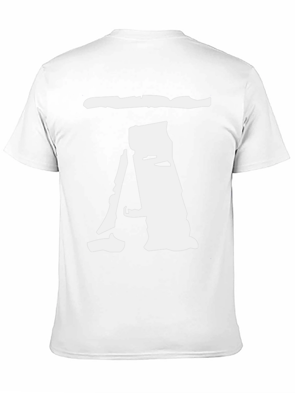 Abstract A Graphic Print Black T-Shirt